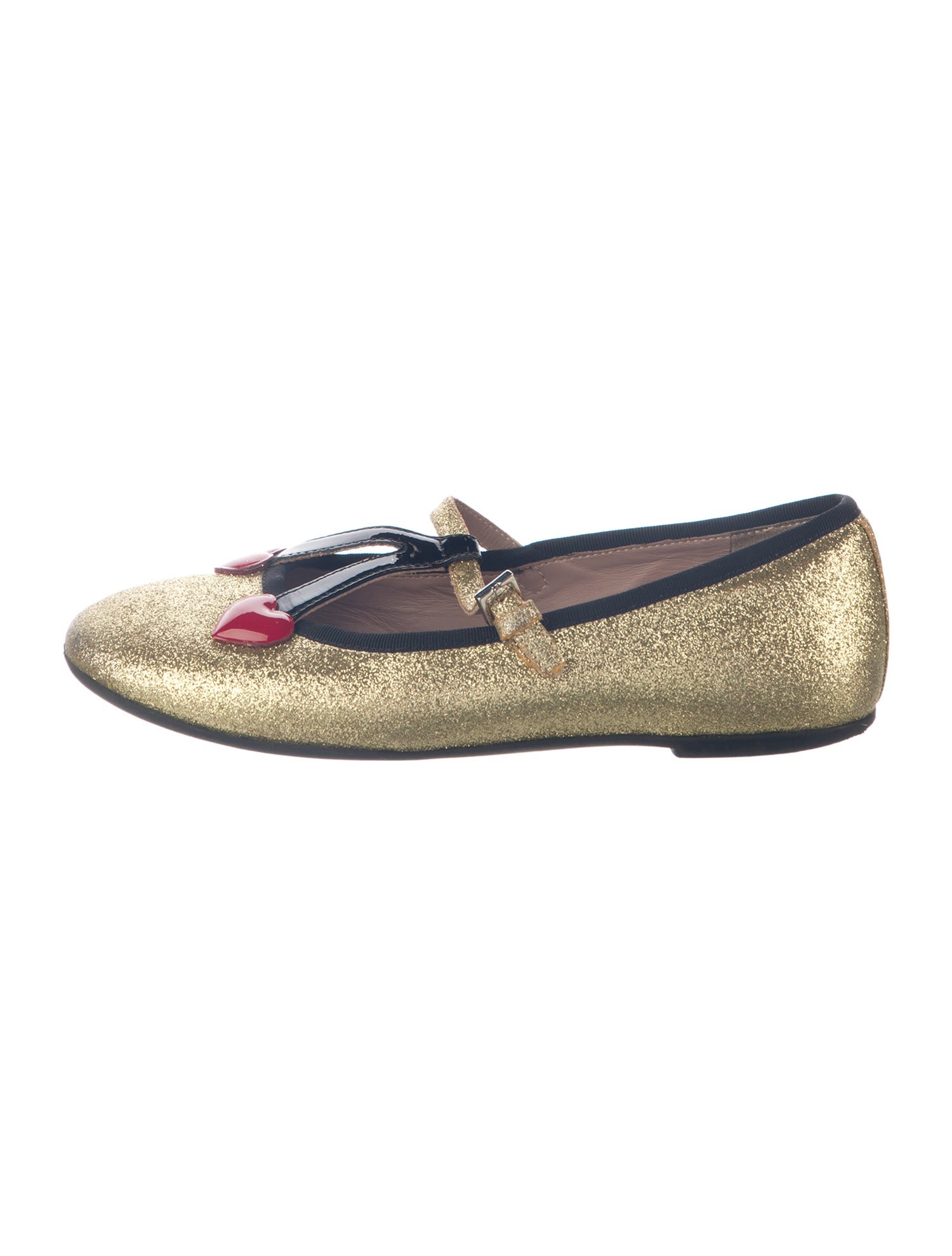 Gucci Girls' Heart Flats