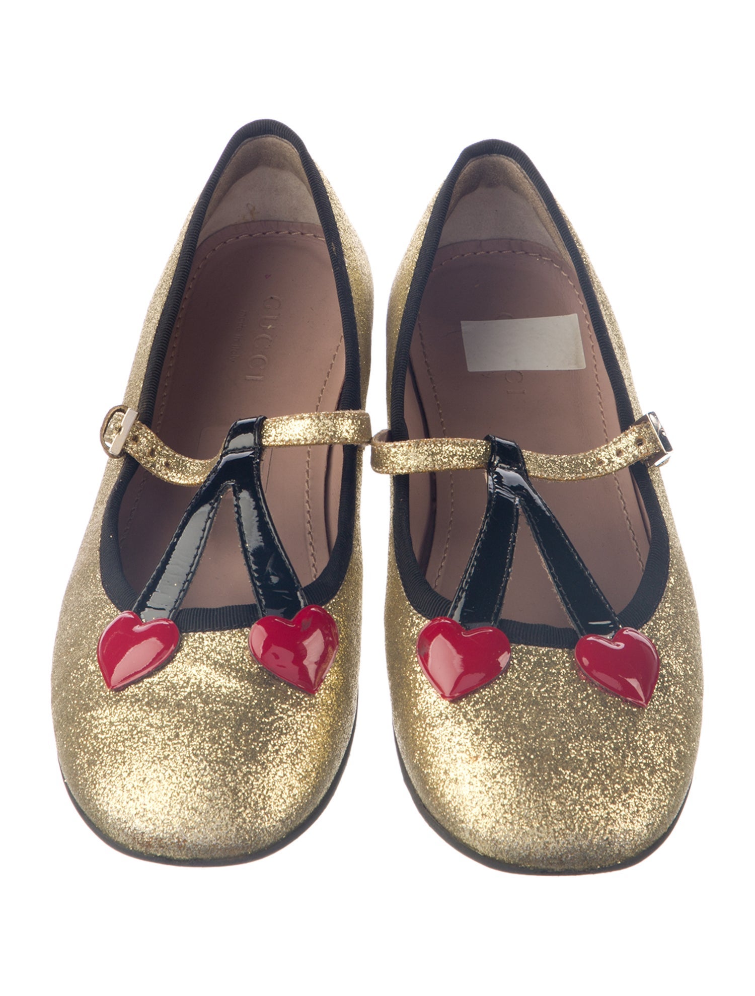 Gucci Girls' Heart Flats