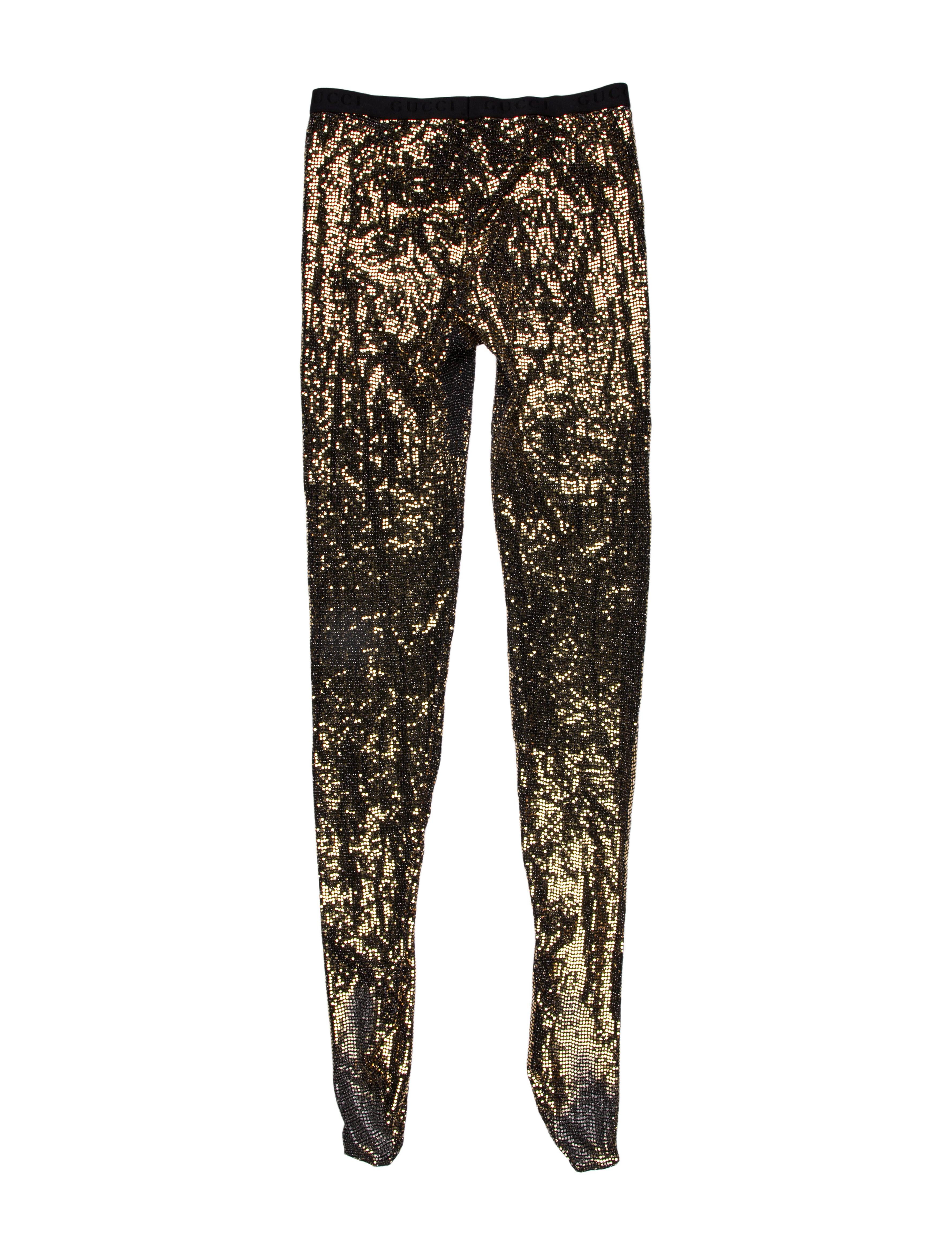 Gucci Metallic Tights