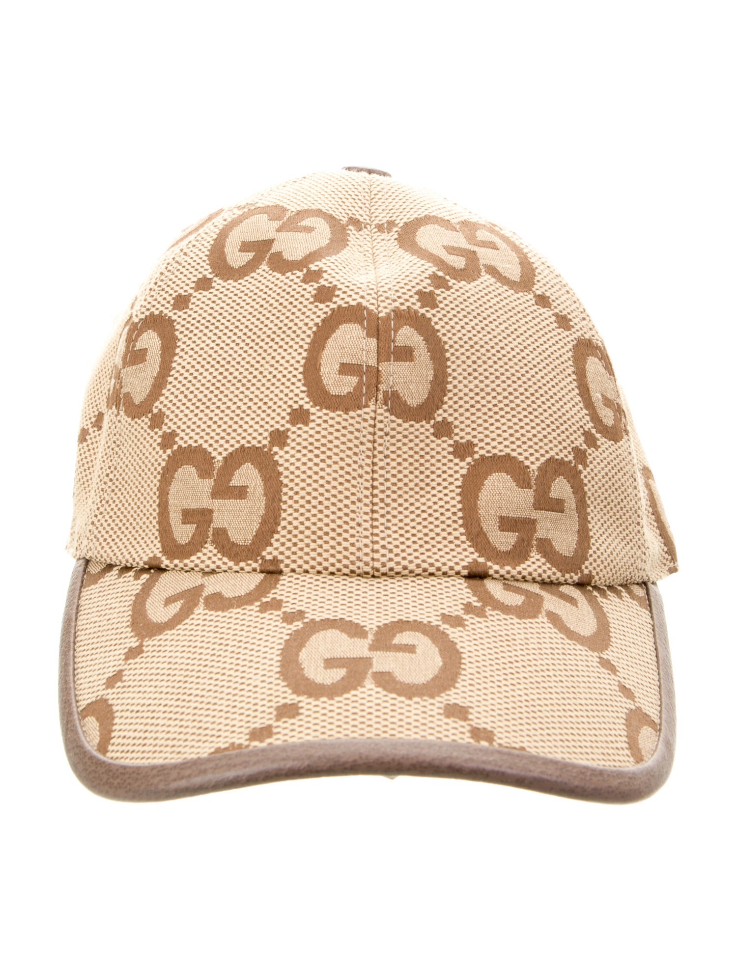 Gucci Pattern Print Canvas Baseball Hat