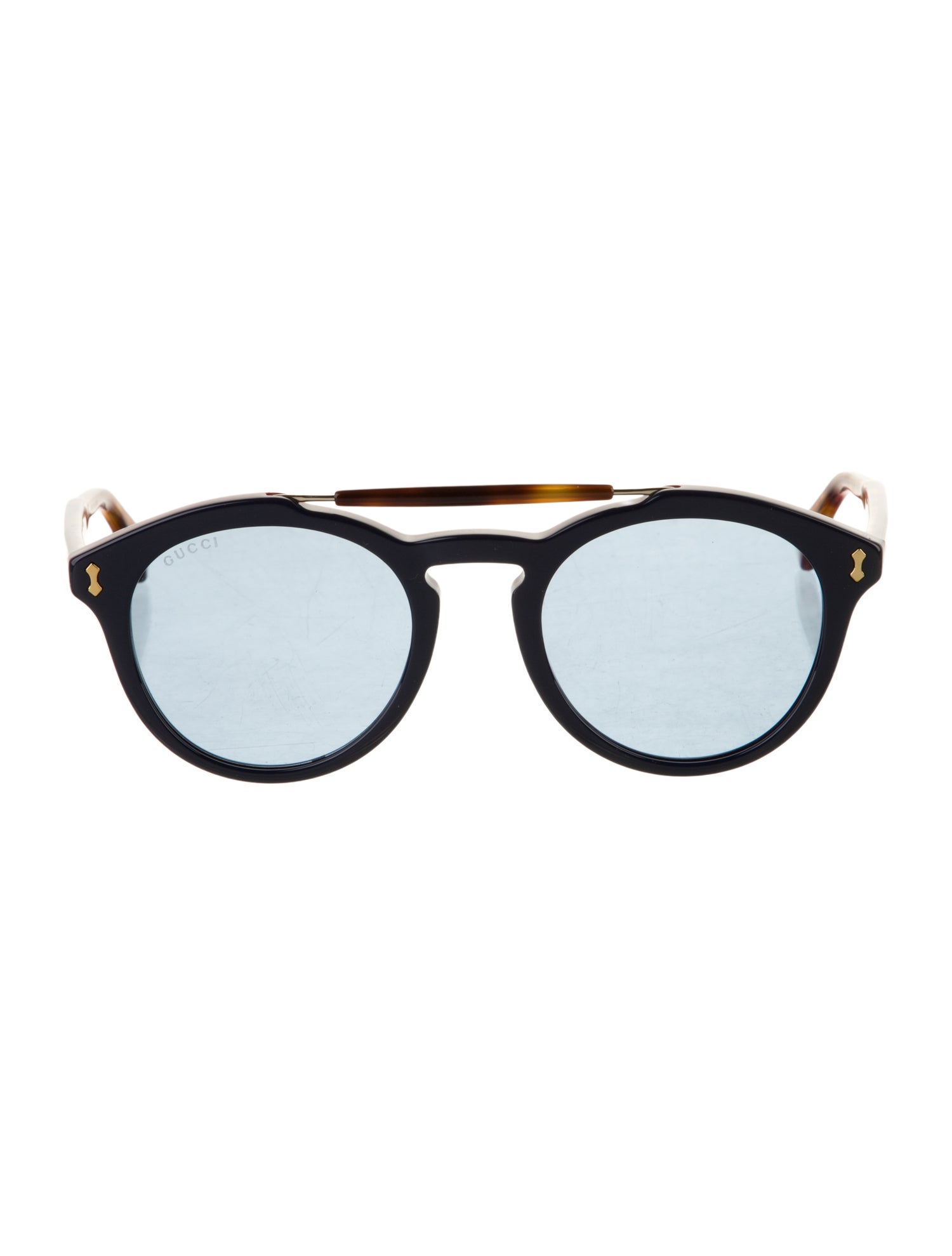 Gucci Round Mirrored Sunglasses