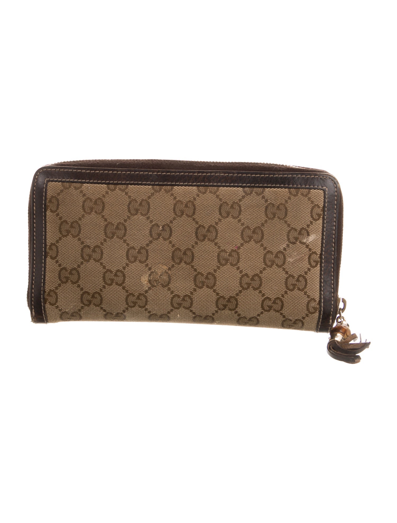 Gucci Canvas Printed Continental Wallet