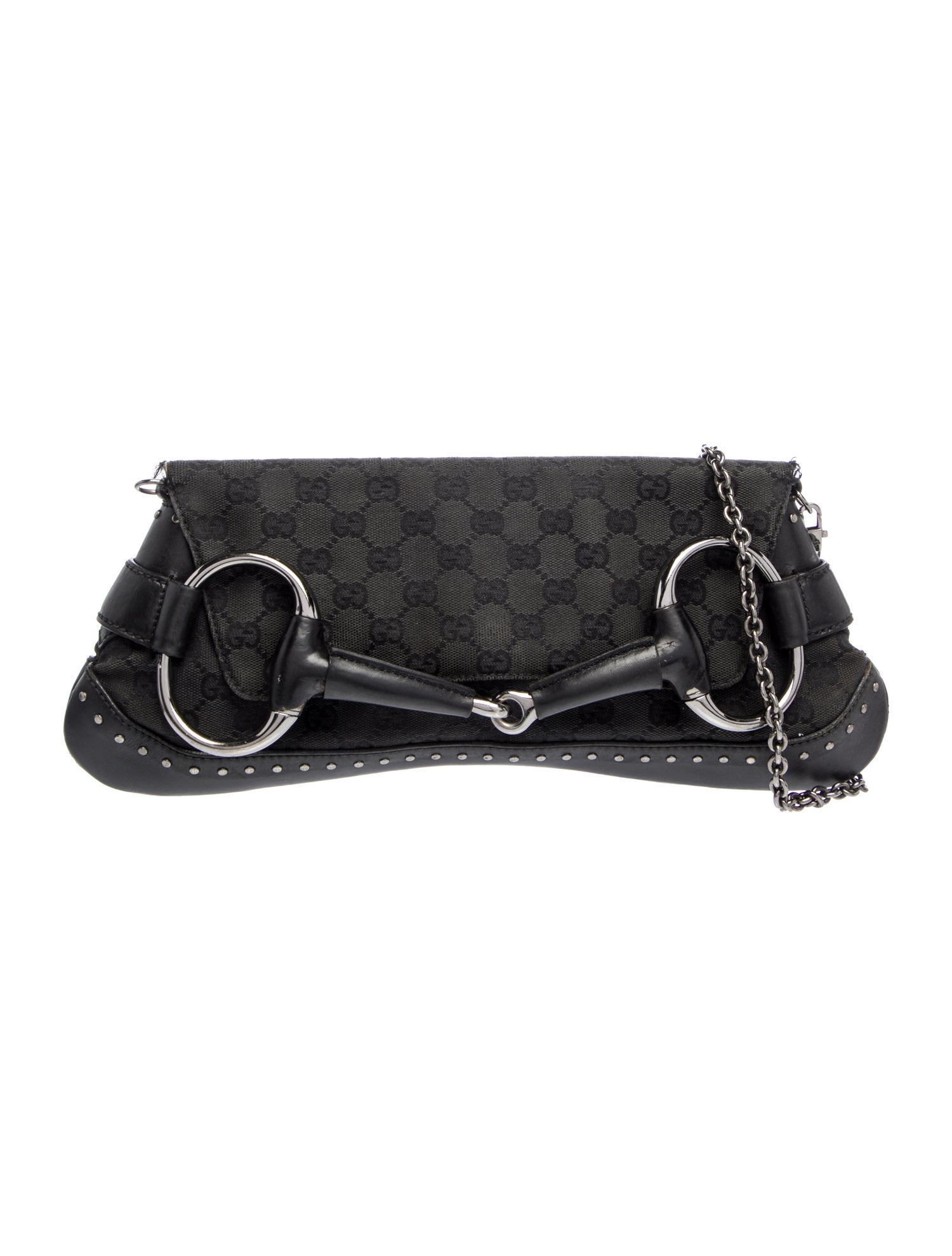 Gucci GG Canvas Horsebit Chain