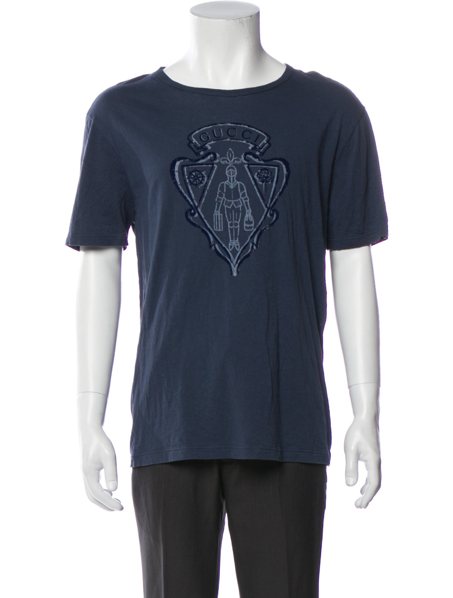 Gucci Web Accent Scoop Neck T-Shirt