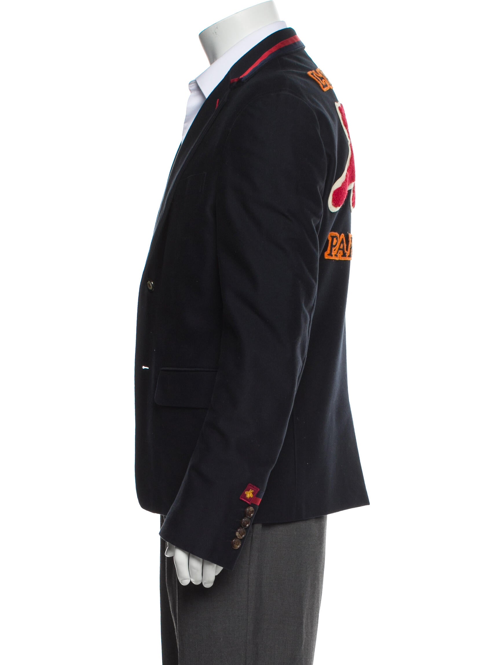 Gucci 2016 Sylvie Web Accent Blazer