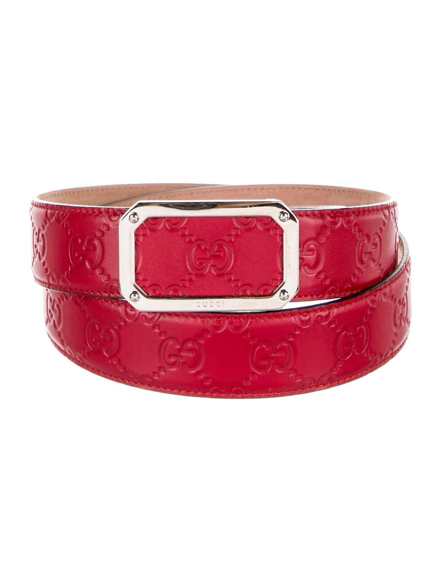 Gucci Signature Logo Leather Belt Kit