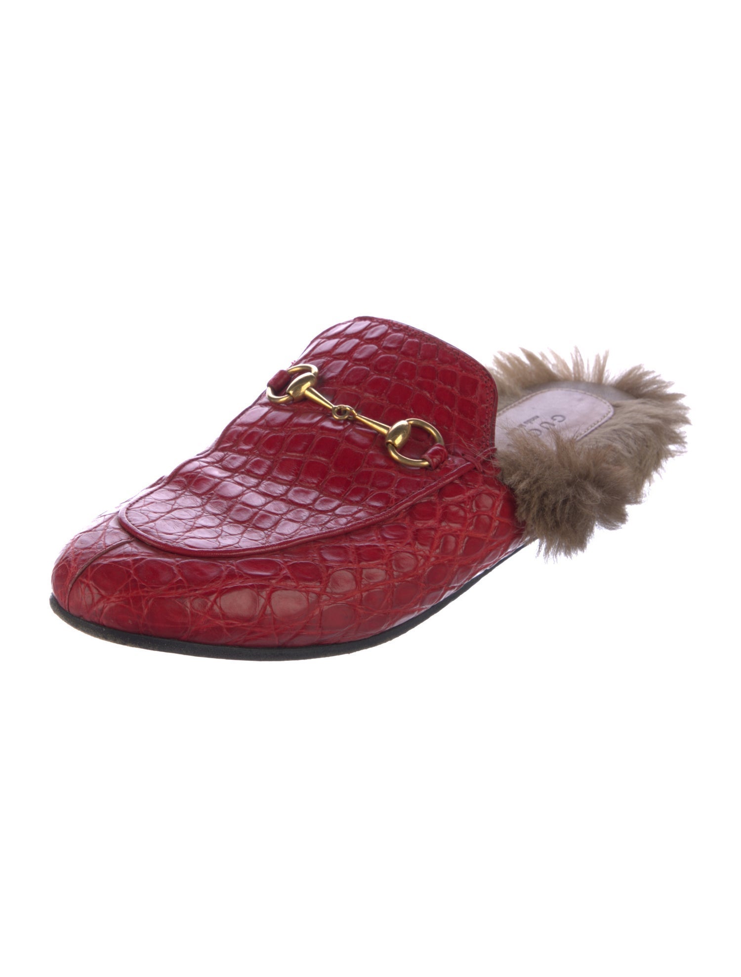 Gucci Princetown Horsebit Accent Mules