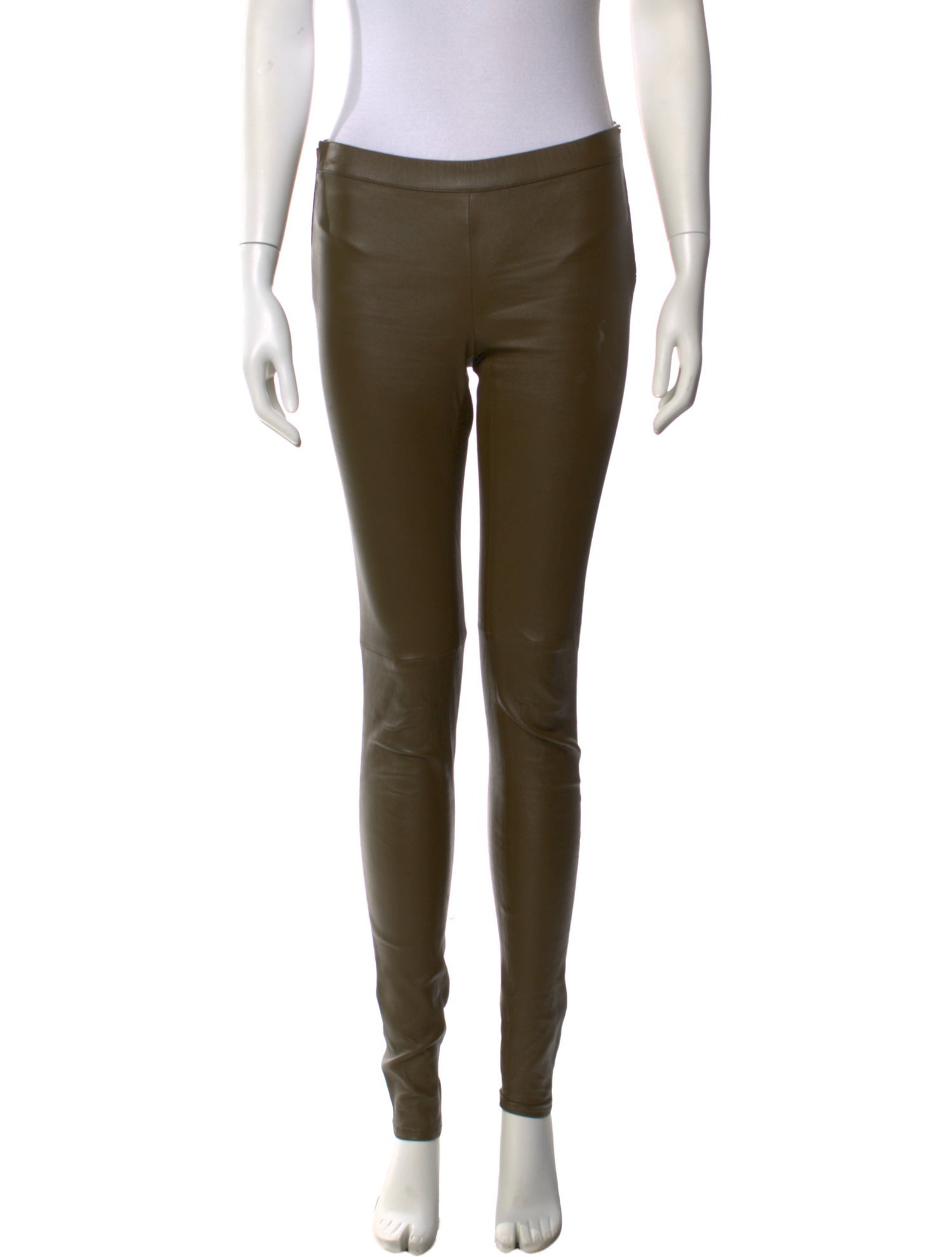 Gucci Leather Skinny Leg Pants