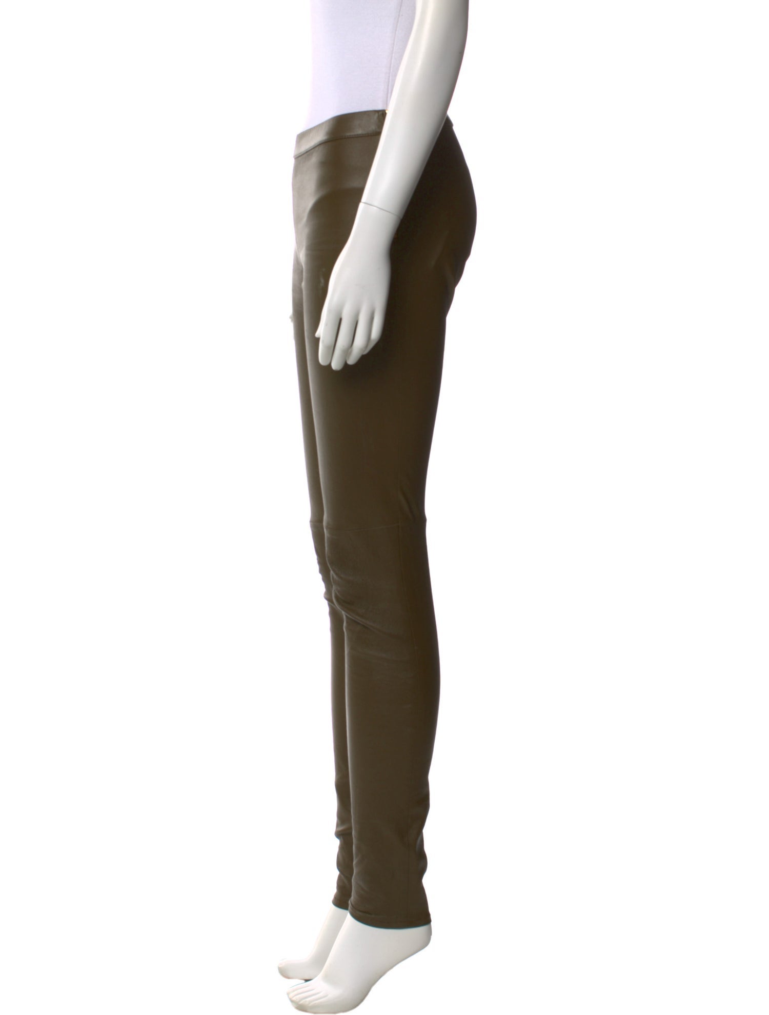 Gucci Leather Skinny Leg Pants