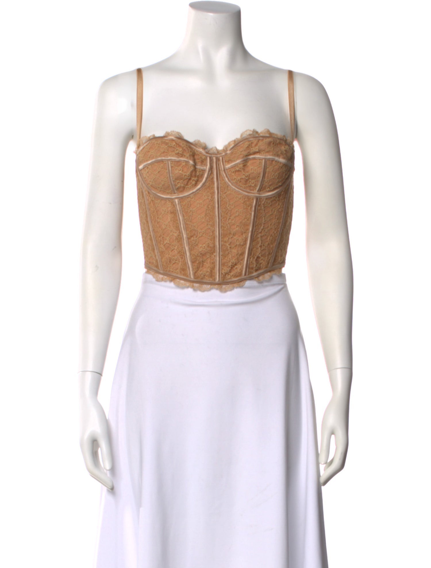 Gucci corset Lace Crop Top