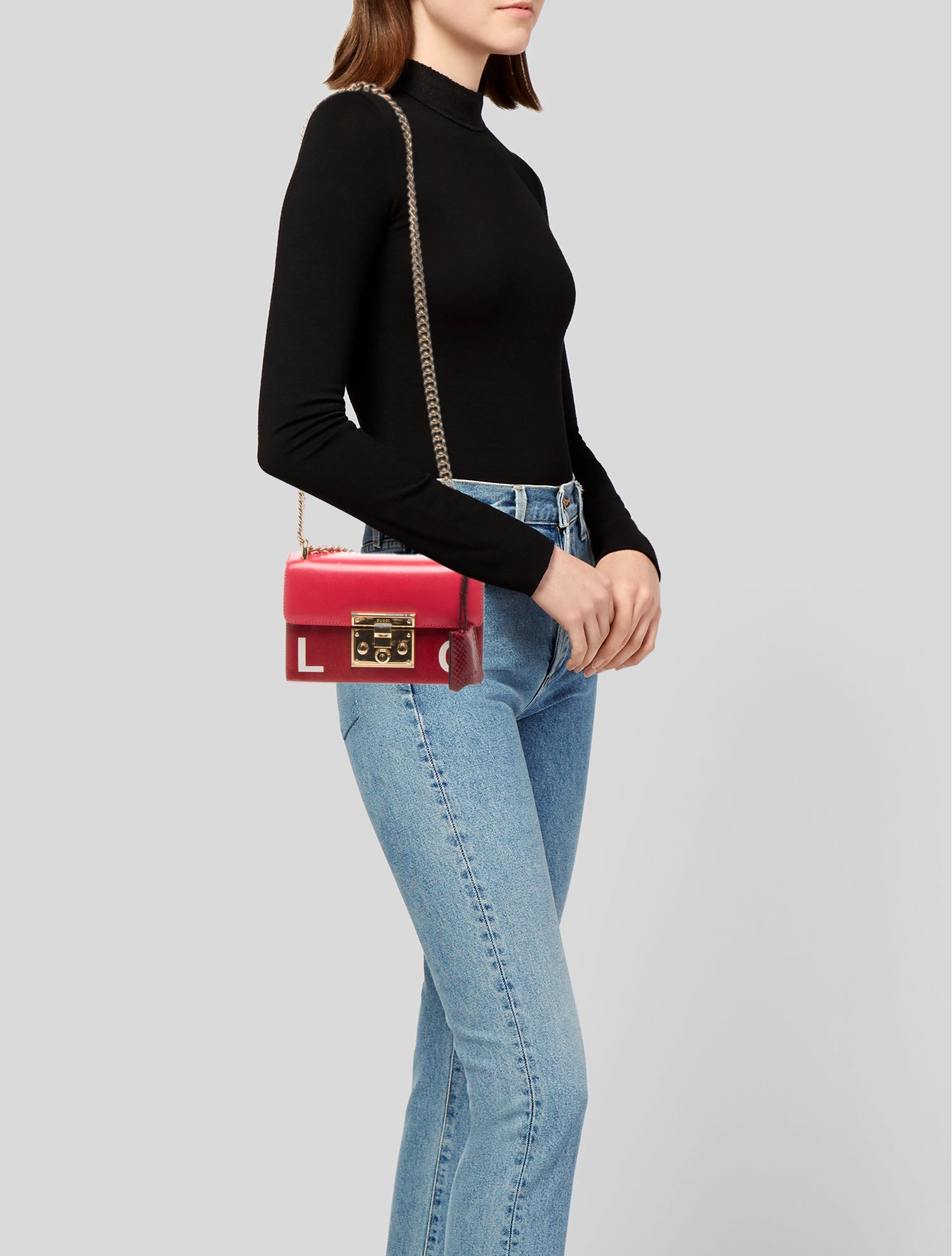 Gucci GG Supreme Padlock Small