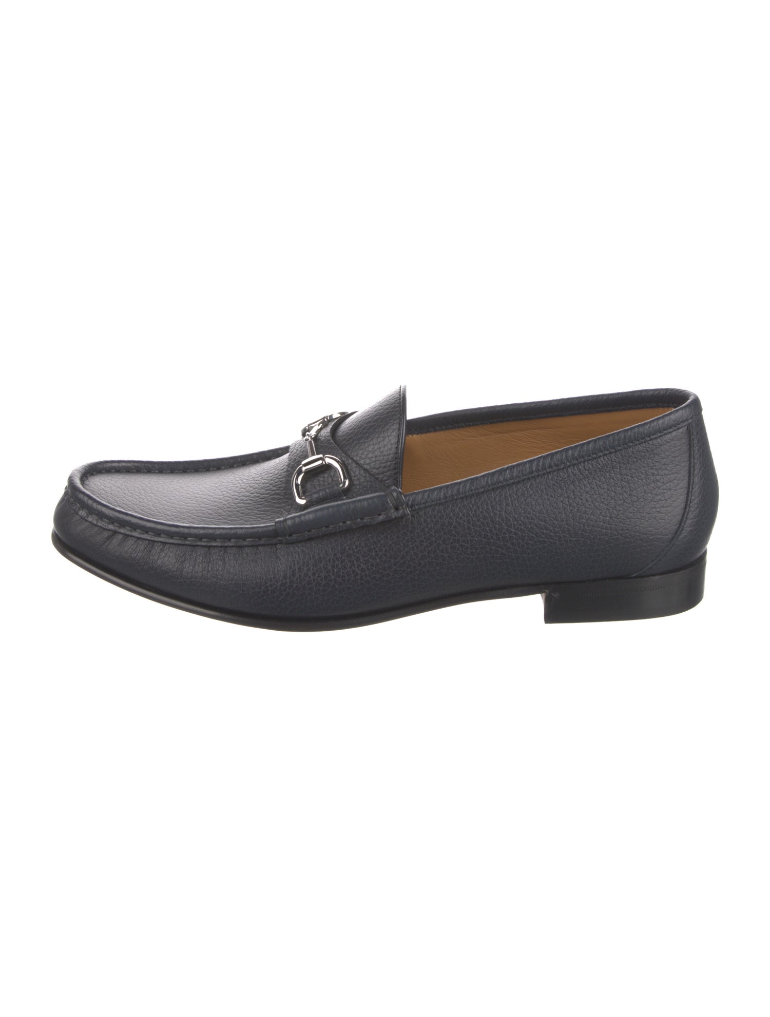 Gucci Horsebit Accent Leather Loafers