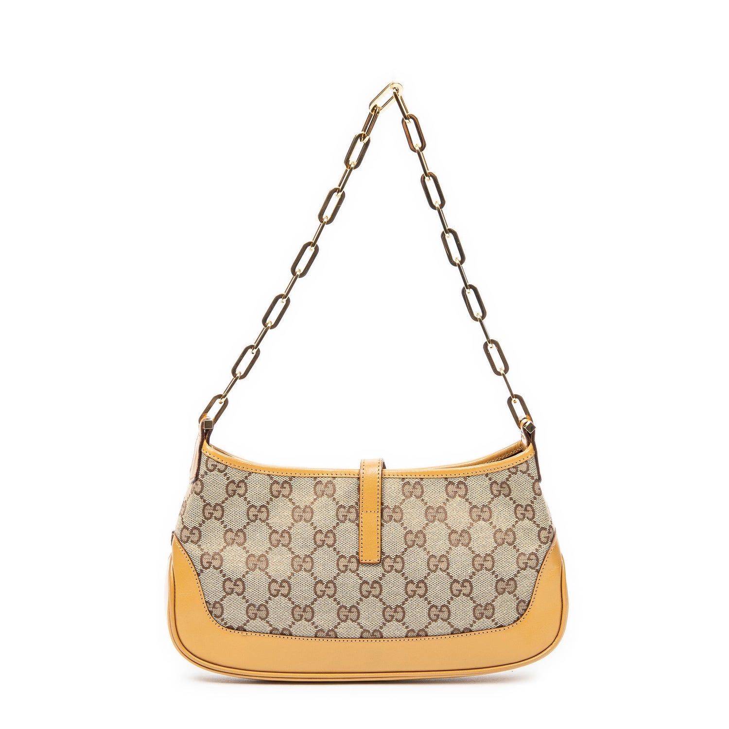 Gucci Canvas Jackie Chain Hobo w/ Tags