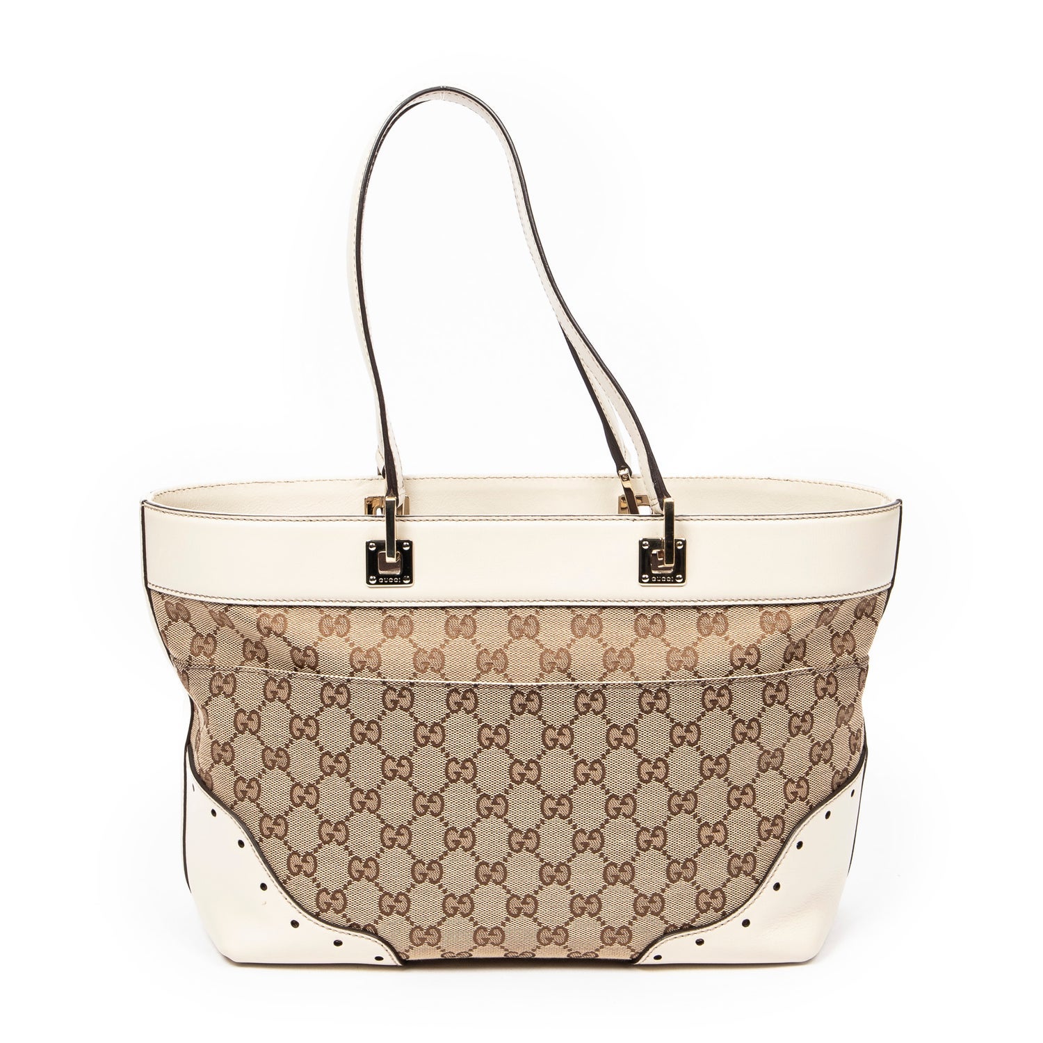 Gucci Canvas Punch Tote w/ Tags