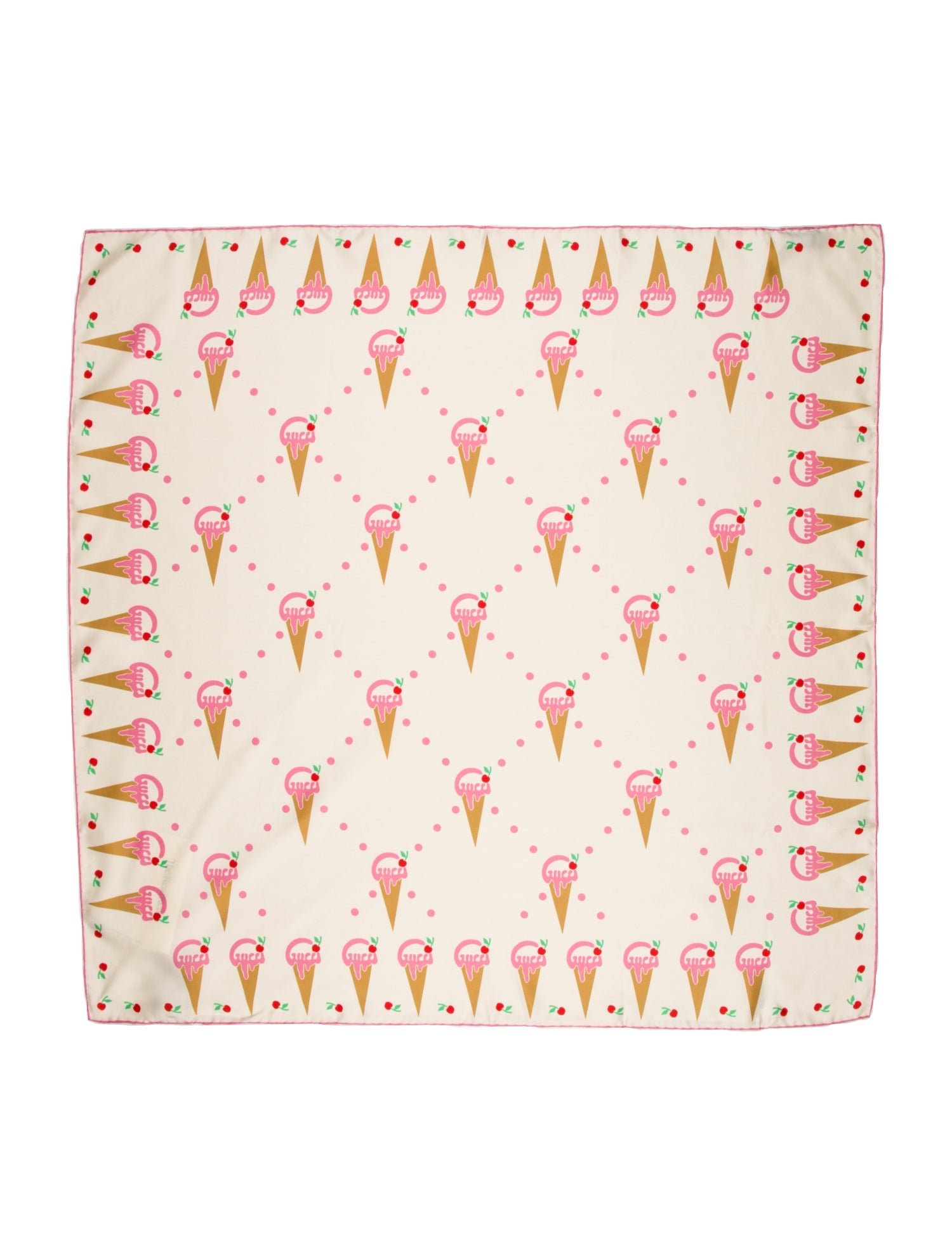 Gucci Silk Printed Scarf