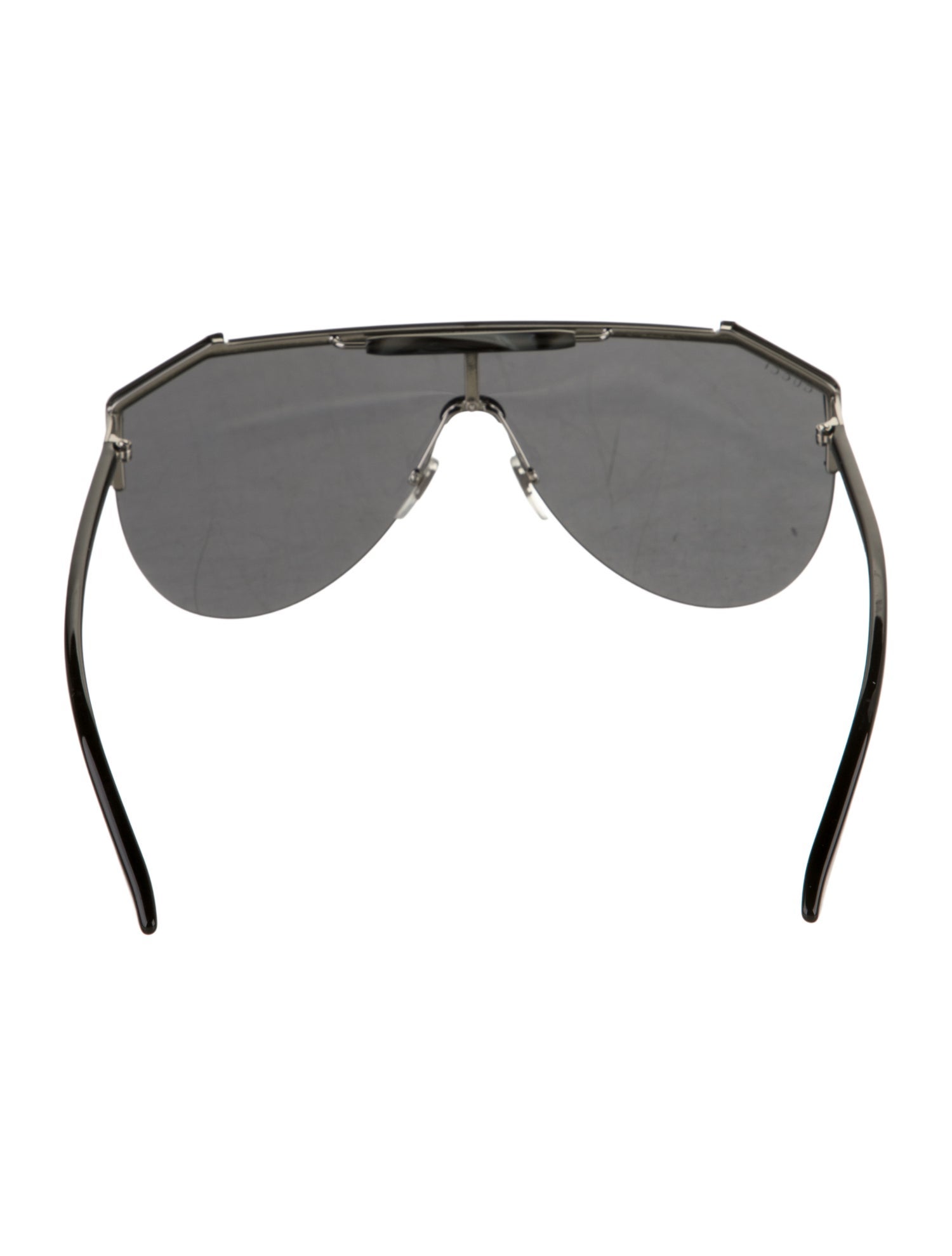 Gucci Shield Mirrored Sunglasses