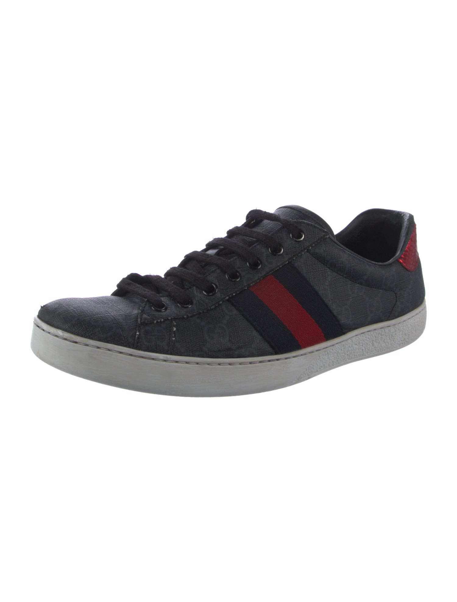 Gucci GG Supreme Grosgrain Trim Sneakers