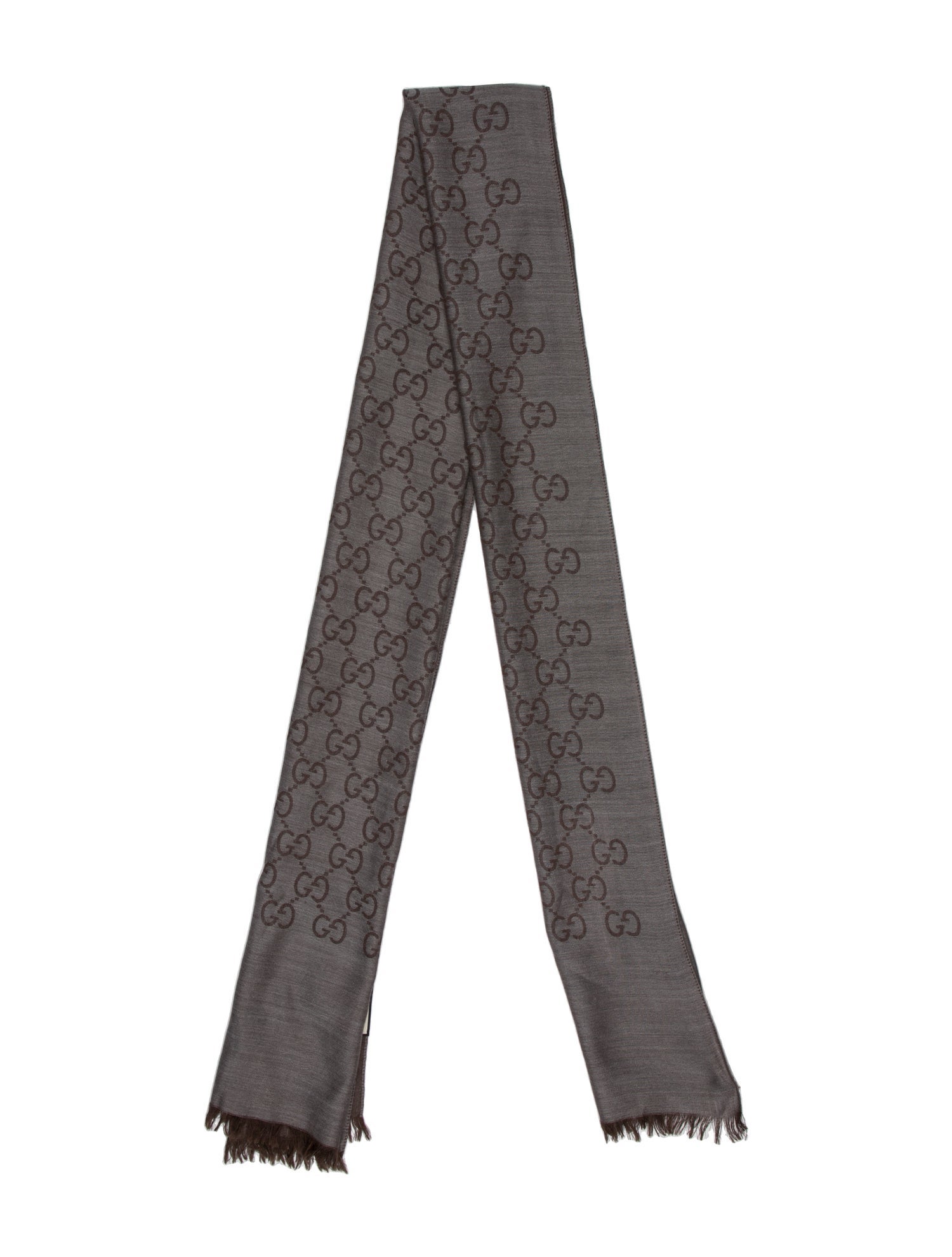 Gucci Wool Printed Scarf