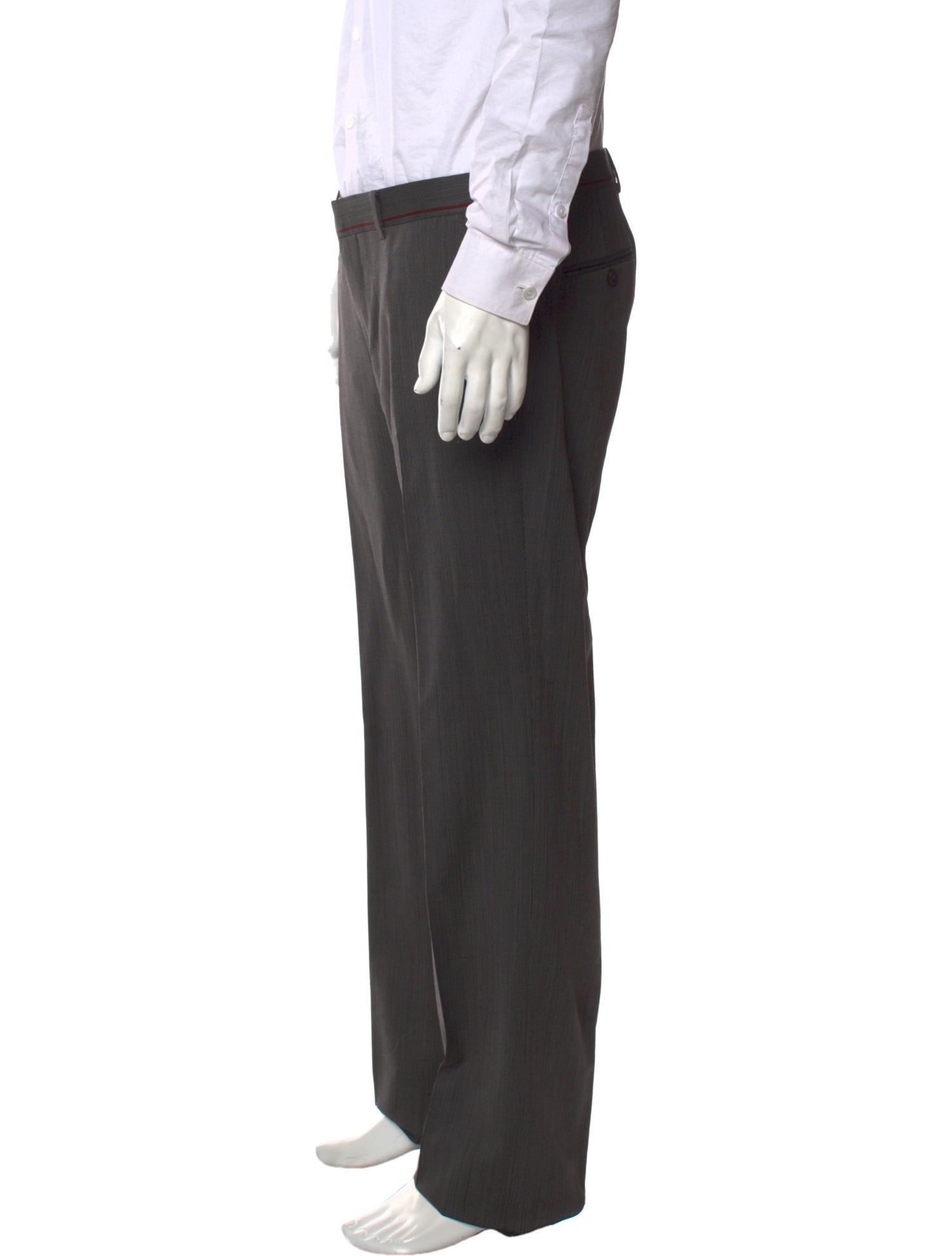 Gucci Web Accent Dress Pants