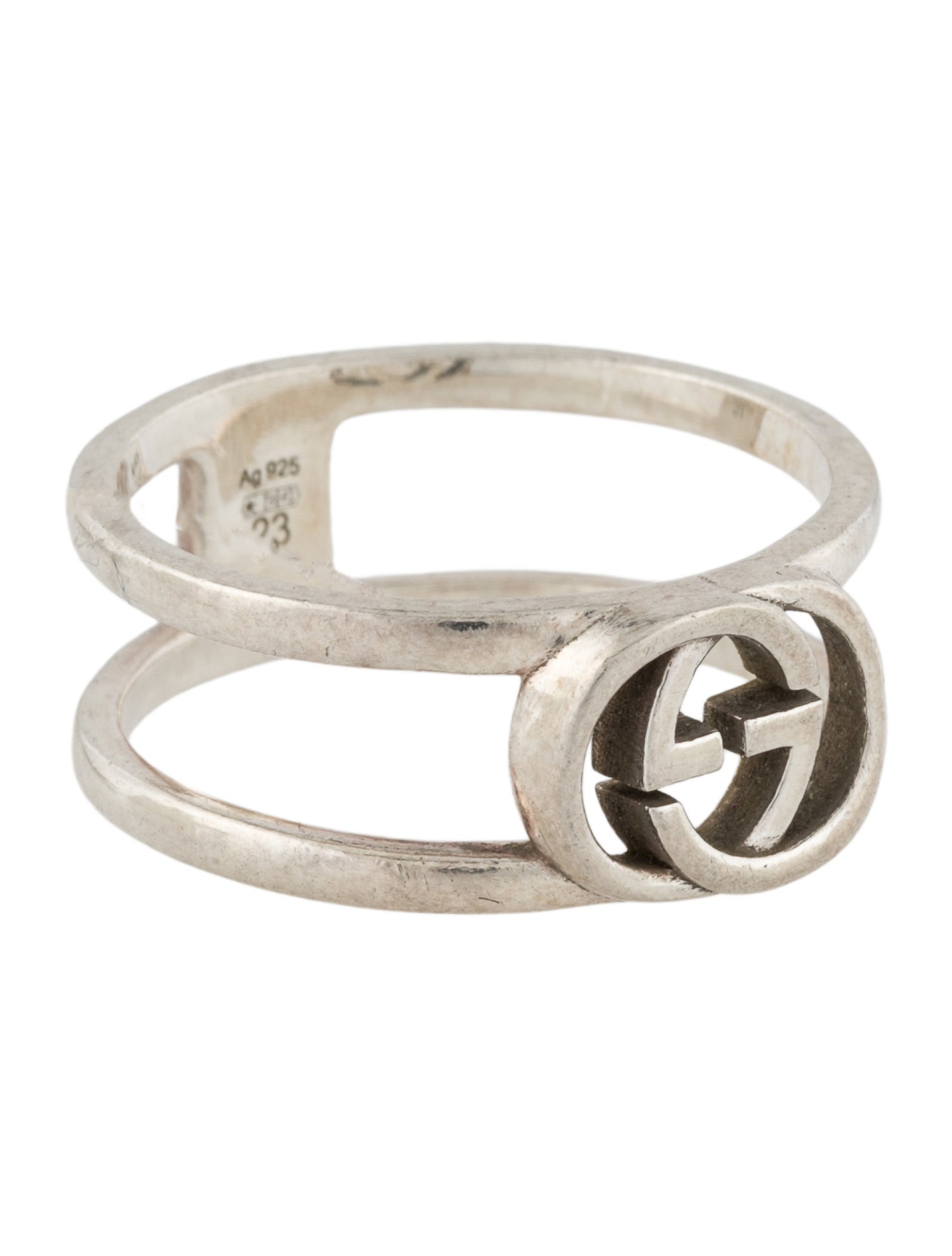 Gucci Interlocking G Signet Band