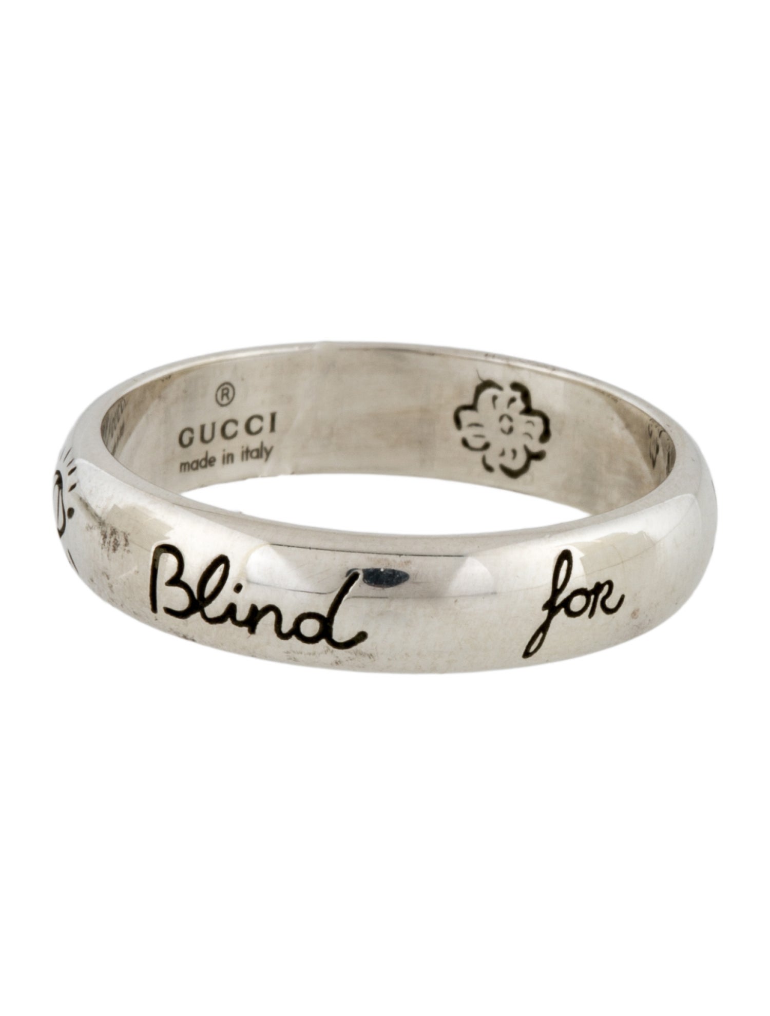 Gucci 'Blind for Love' Band Ring