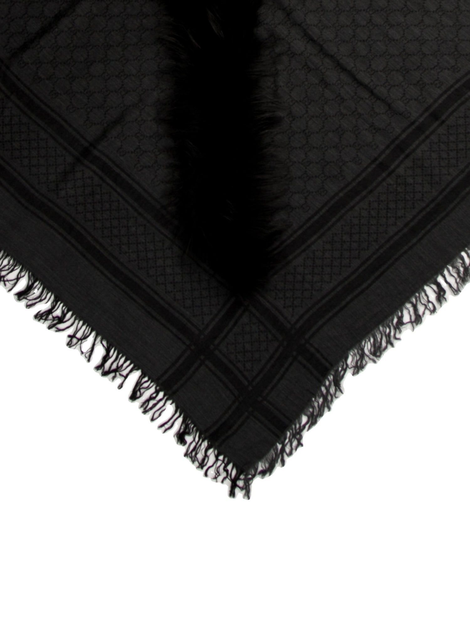 Gucci Wool Printed Scarf