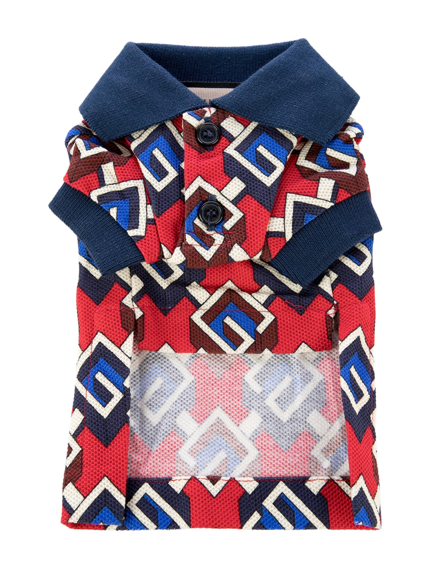 Gucci Isometric G Dog Polo Shirt w/ Tags
