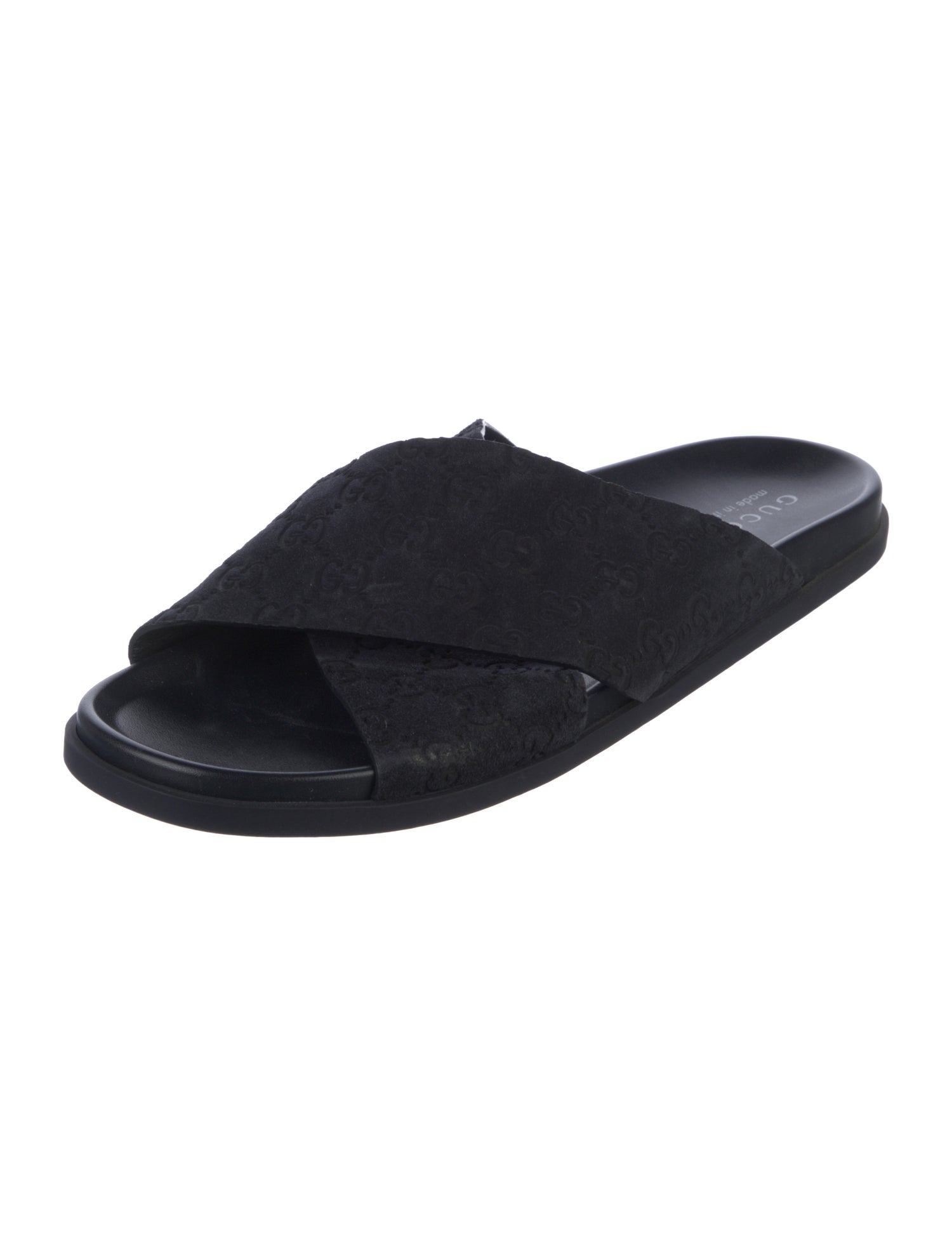 Gucci Leather Slides