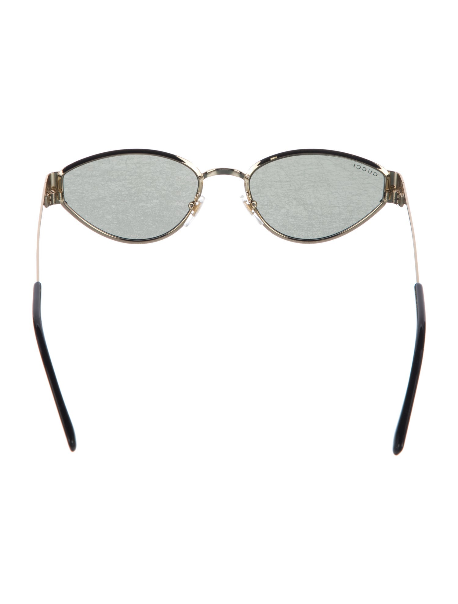 Gucci Web Accent Round Sunglasses