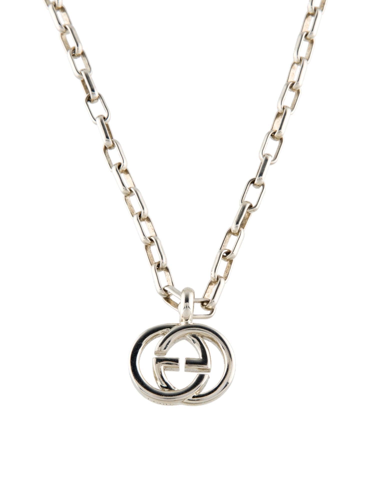 Gucci Interlocking G Pendant Necklace