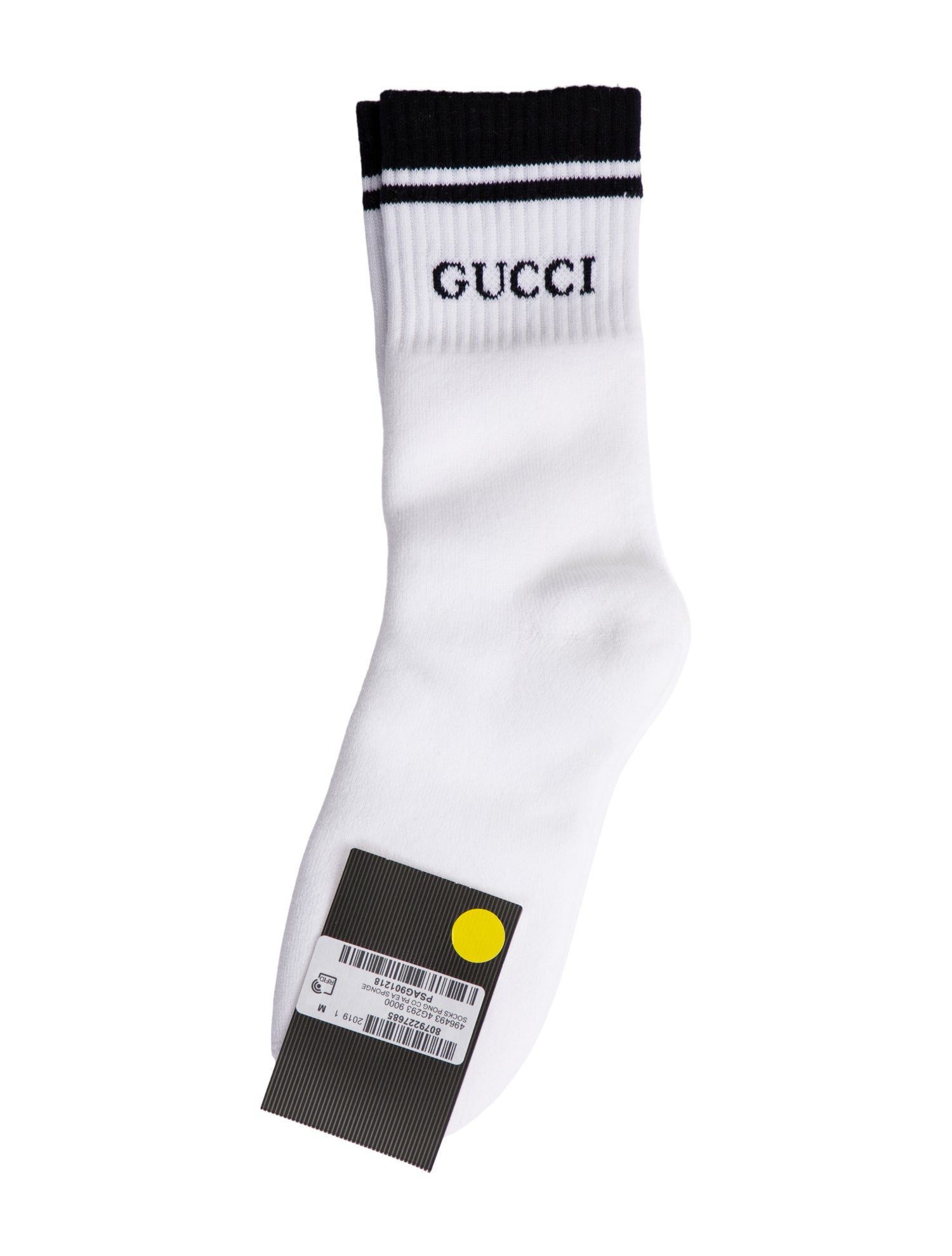 Gucci Men's Cotton Crew Socks w/Tags