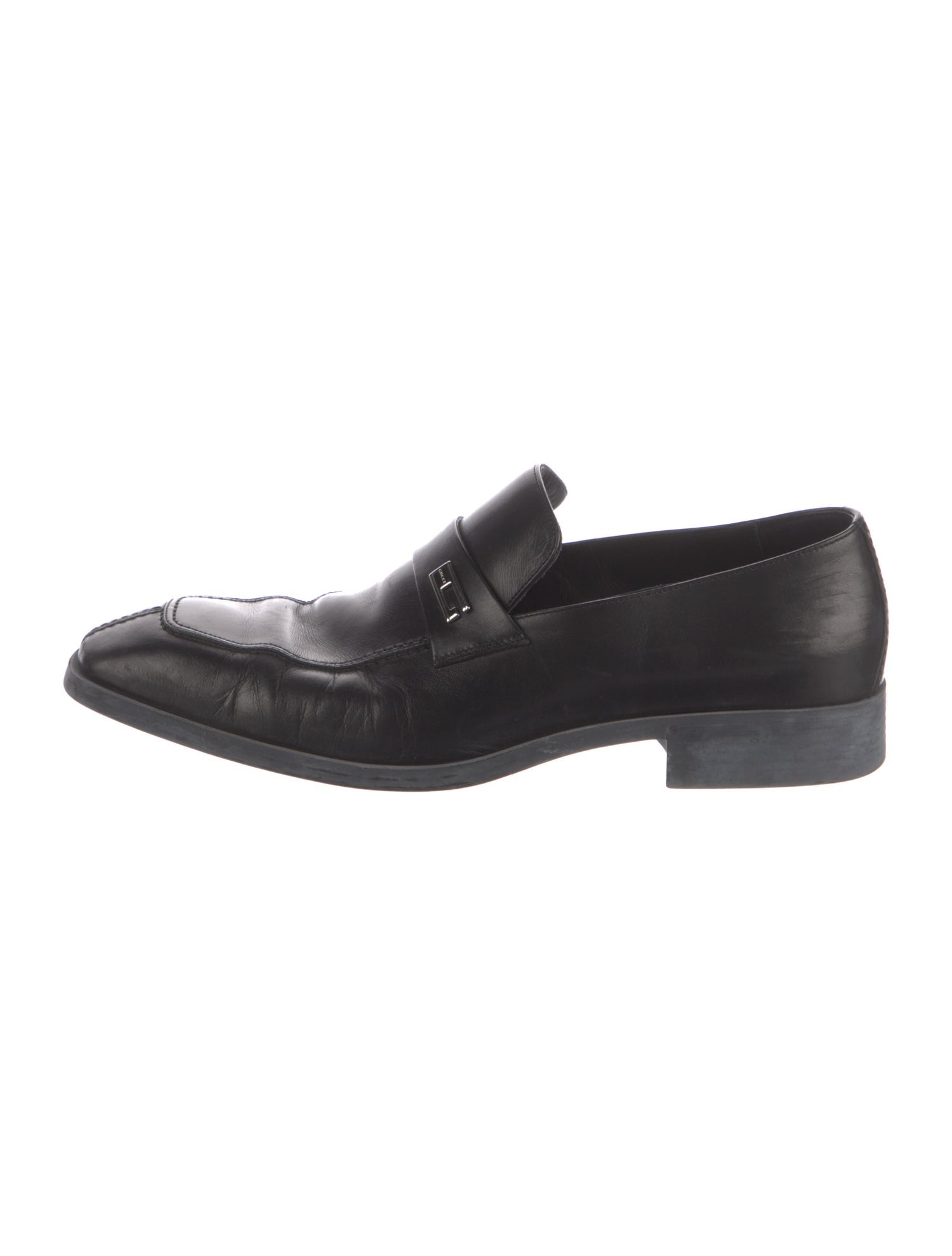 Gucci Horsebit Accent Leather Dress Loafers