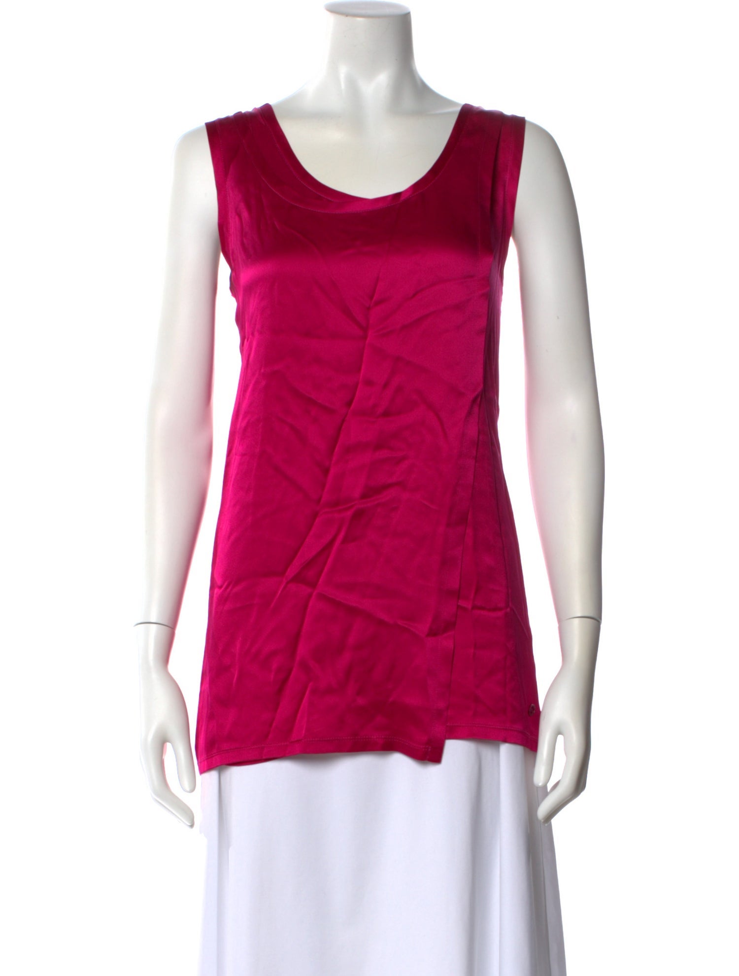 Gucci Silk Scoop Neck Top