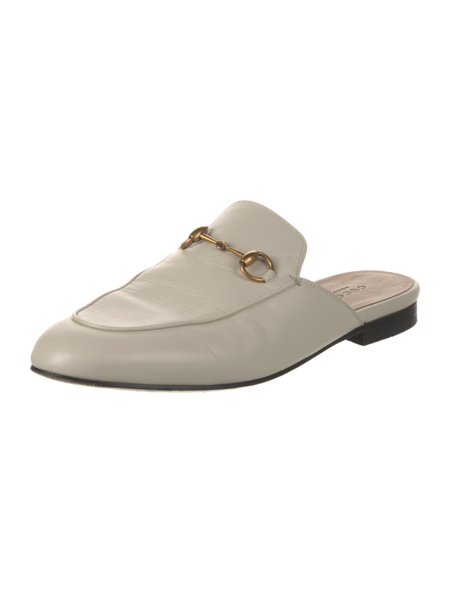 Gucci Horsebit Accent Leather Mules