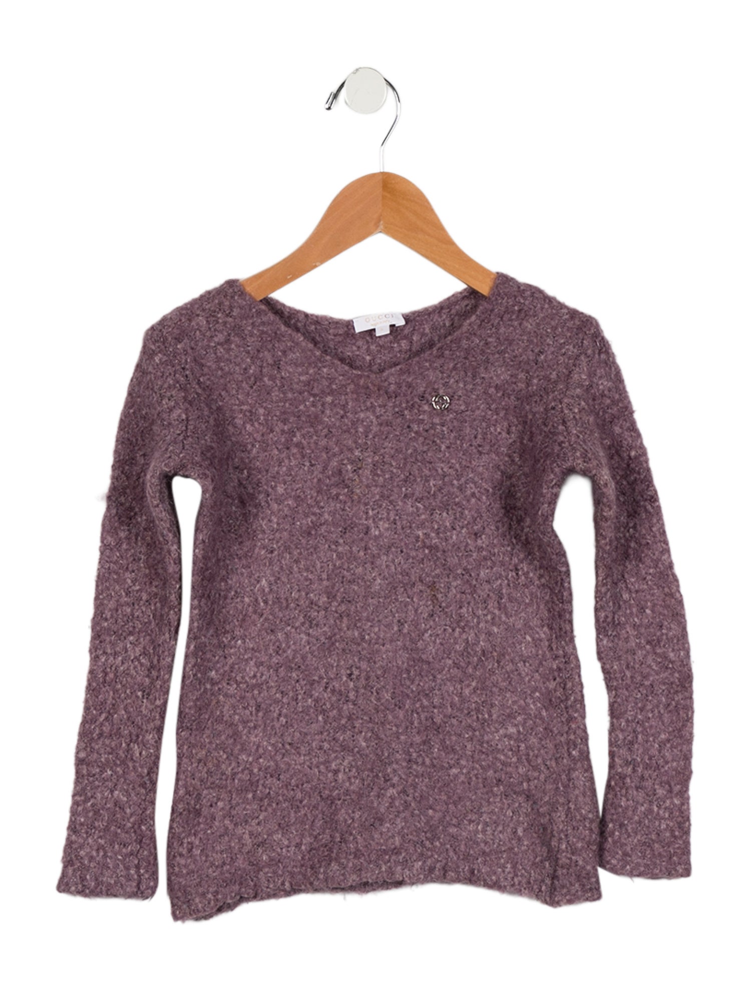 Gucci Toddler Girls' Solid Sweater