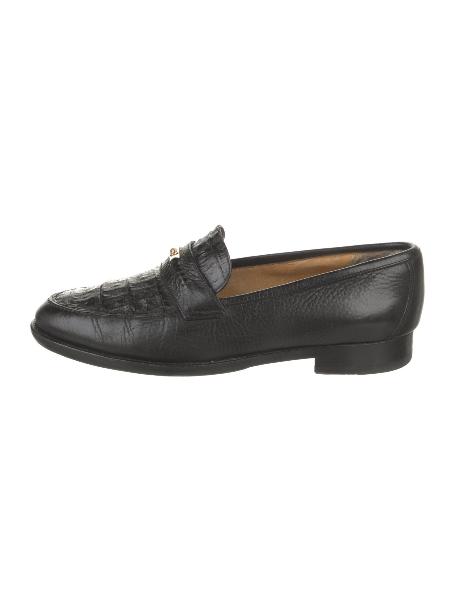 Gucci Horsebit Accent Leather Loafers