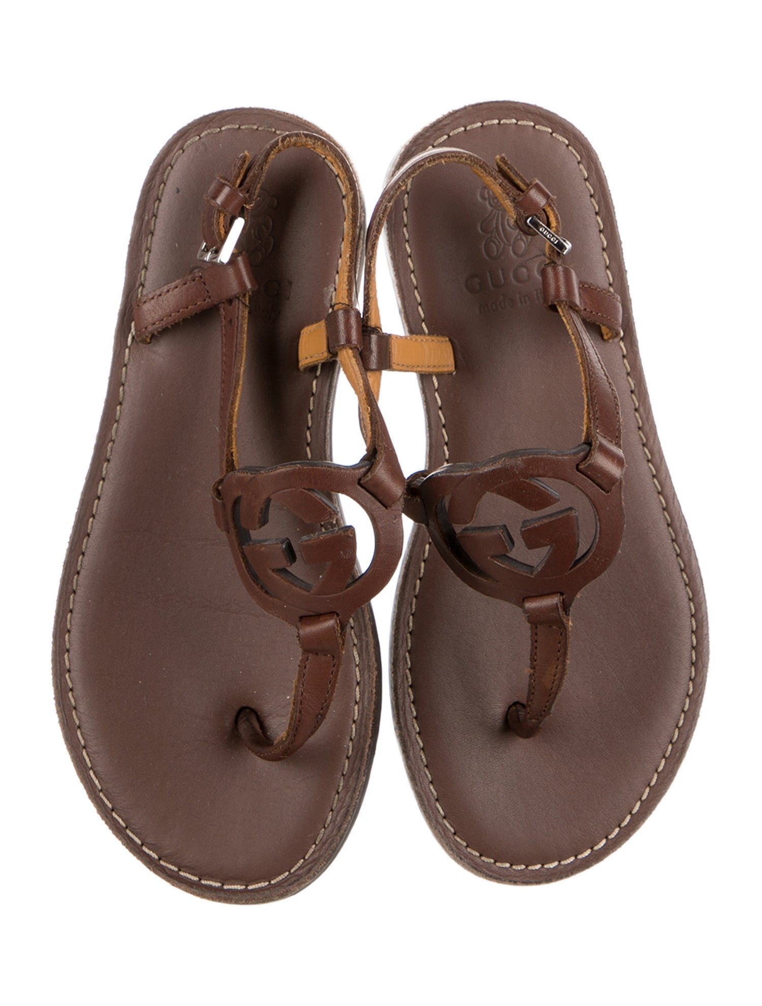 Gucci Girls' Interlocking G Sandals