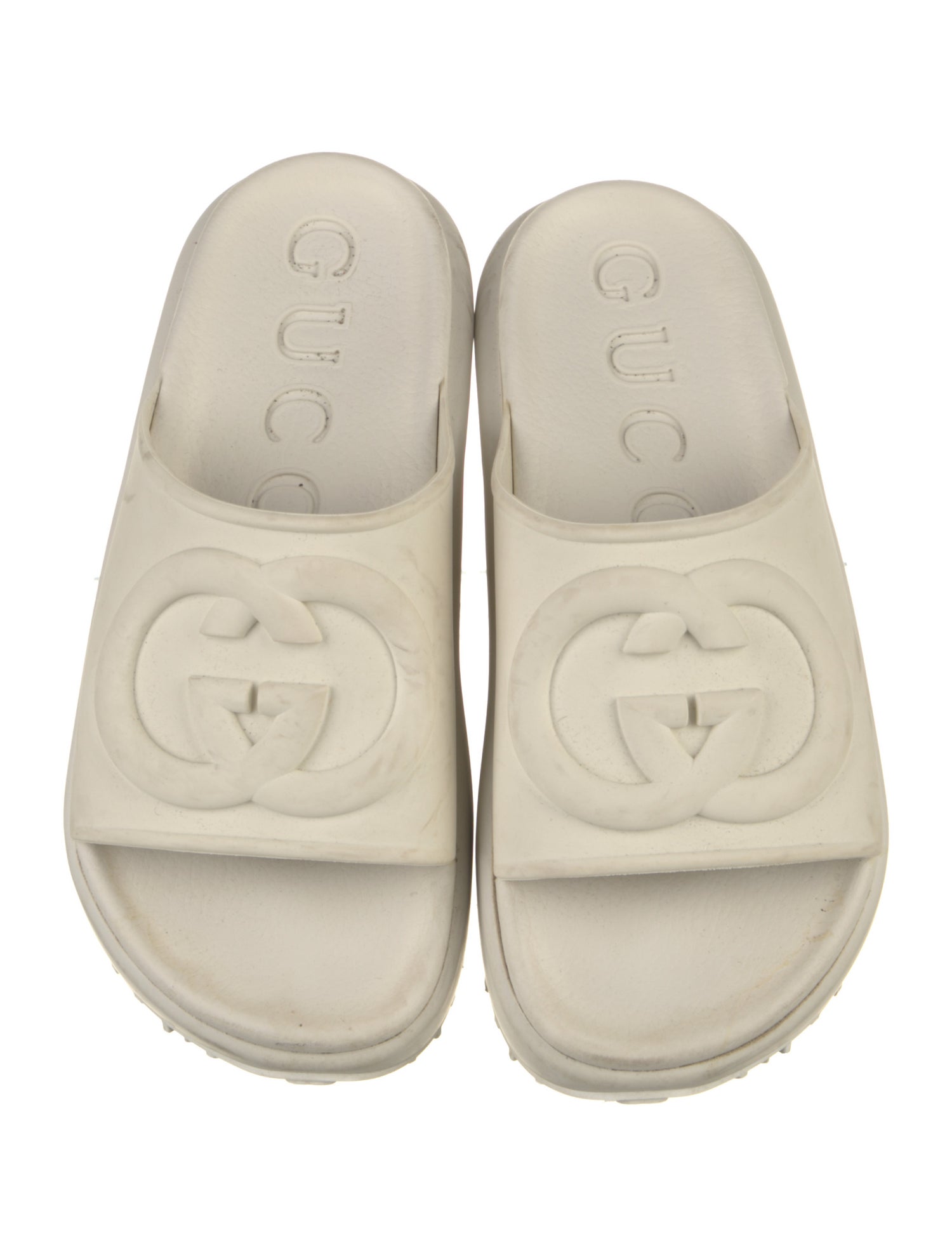 Interlocking G Logo Rubber Slides