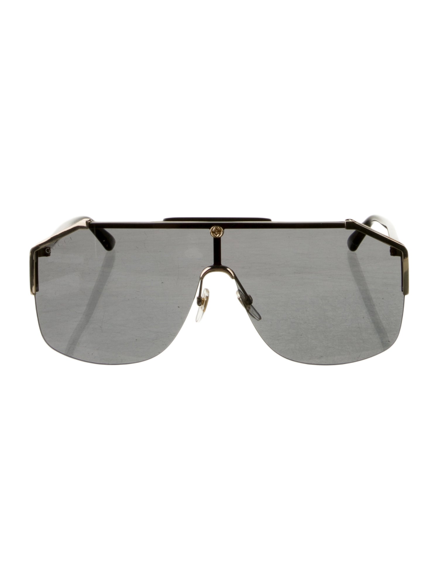 Gucci Shield Tinted Sunglasses w/ Tags