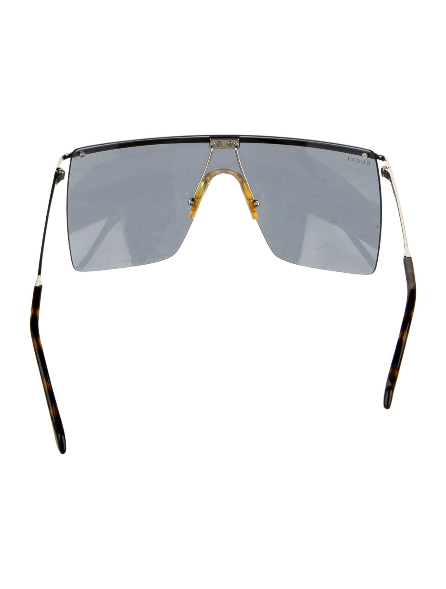 Gucci Shield Tinted Sunglasses