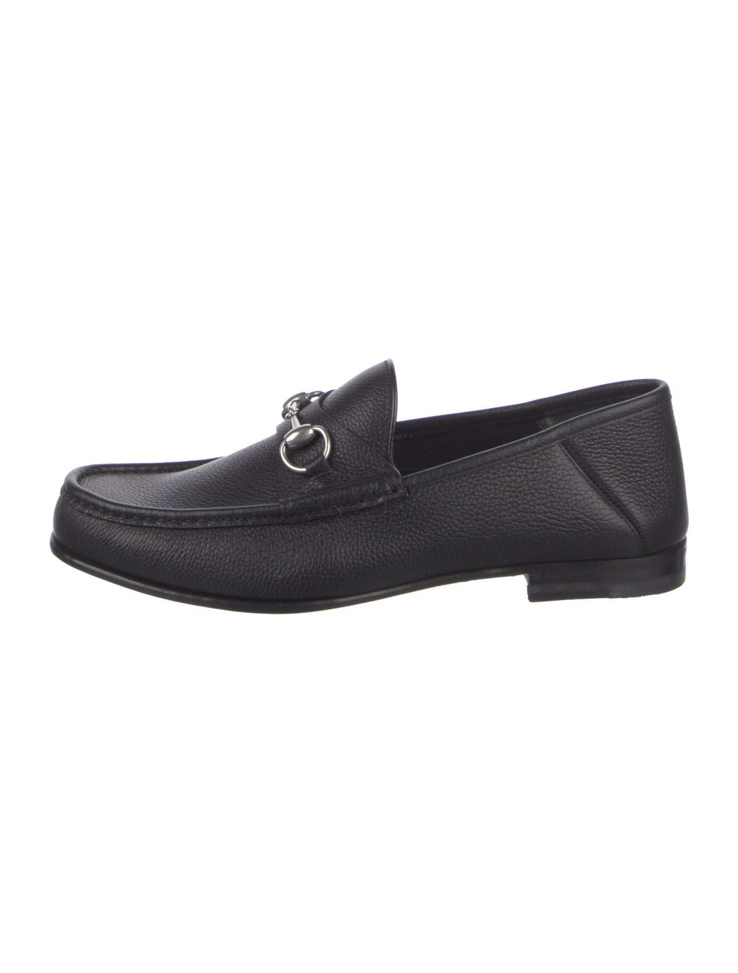Gucci Horsebit Accent Leather Dress Loafers