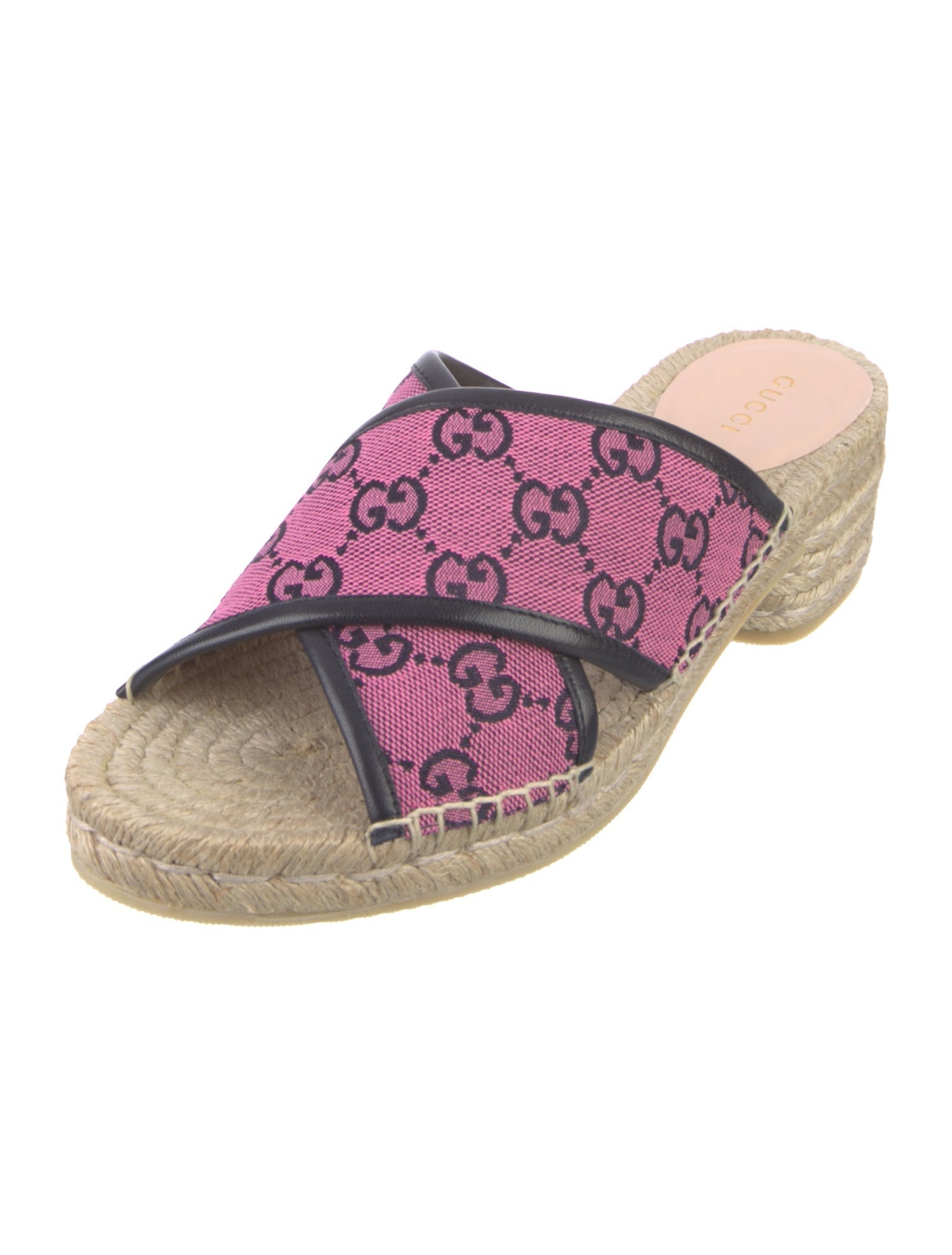 Gucci GG Canvas Canvas Espadrilles w/ Tags