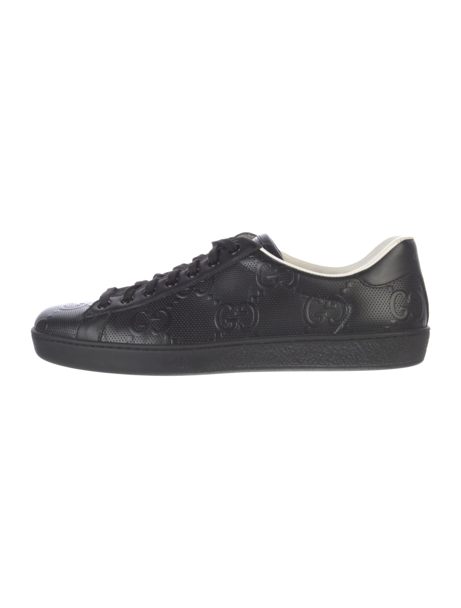 Gucci GG Logo Leather Sneakers