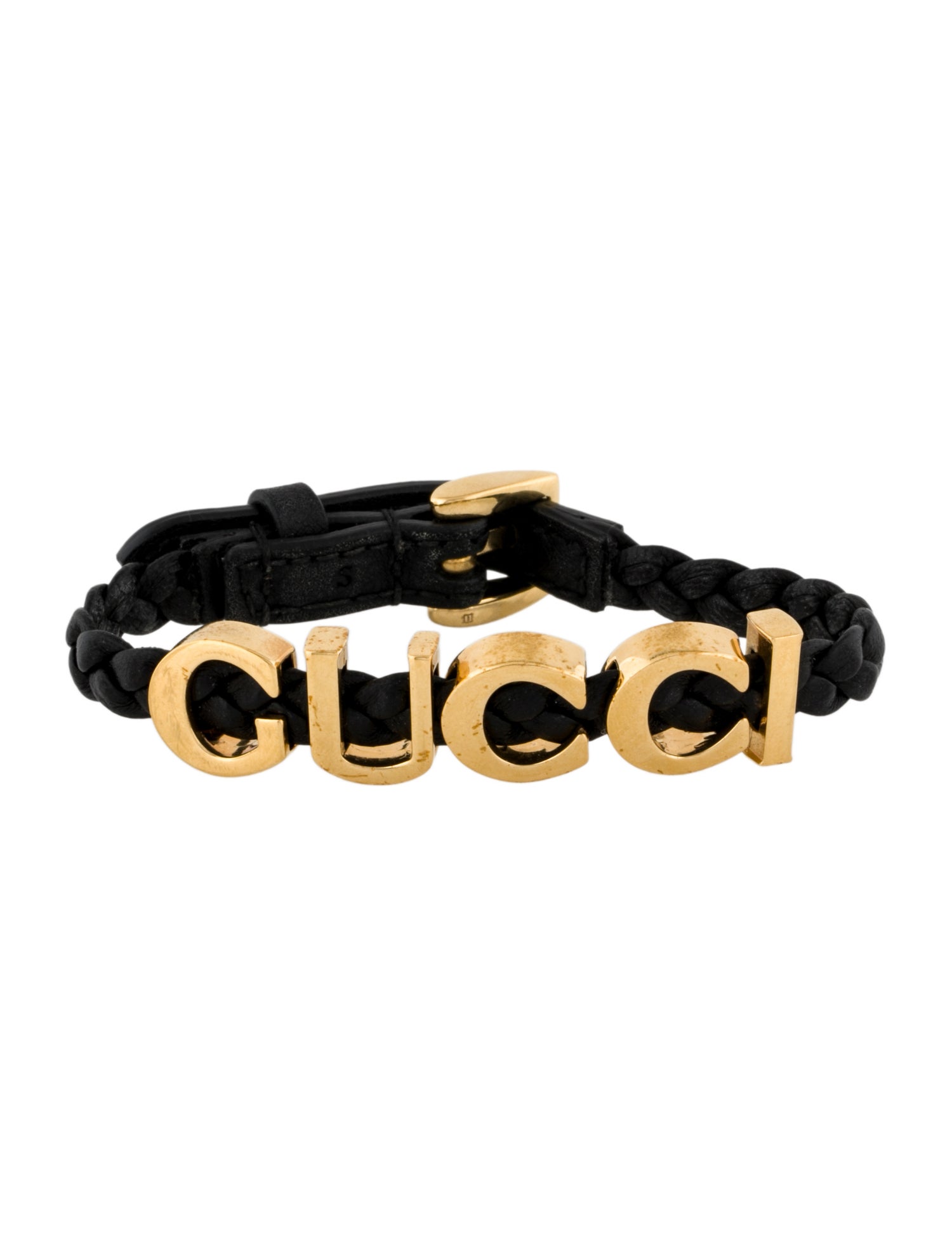 Gucci Leather Wrap Bracelet