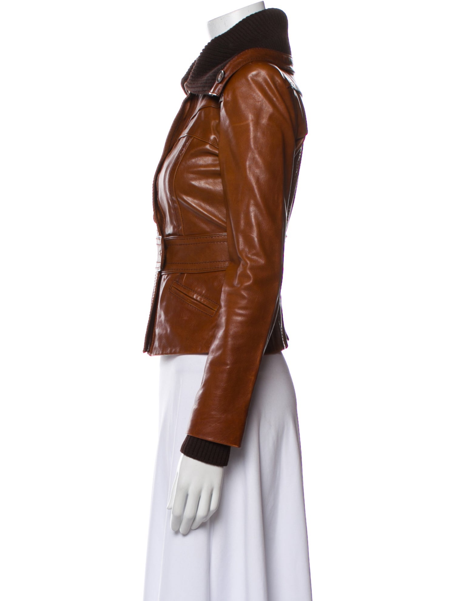 Gucci Leather Biker Jacket