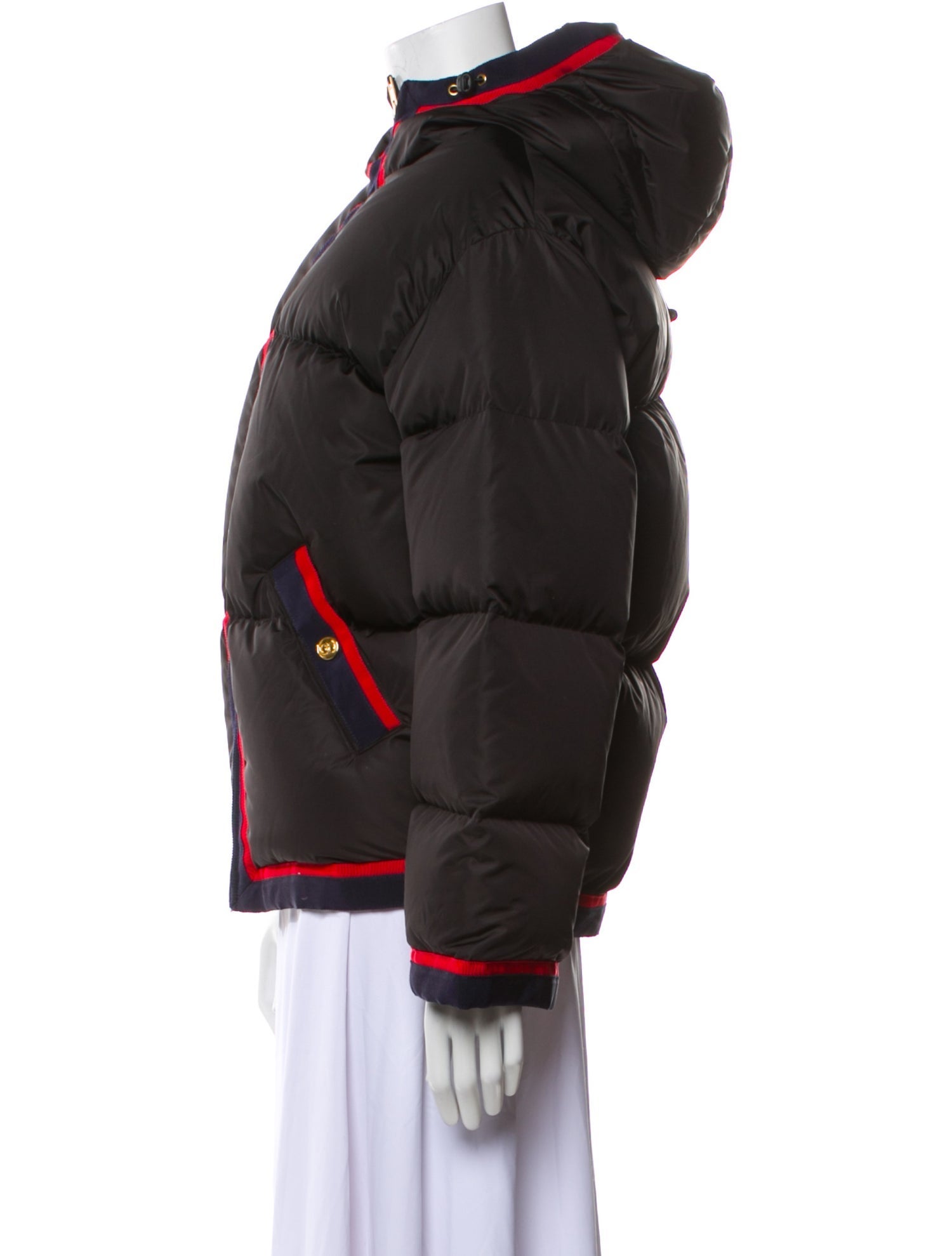 Gucci 2022 Colorblock Pattern Down Jacket w/ Tags