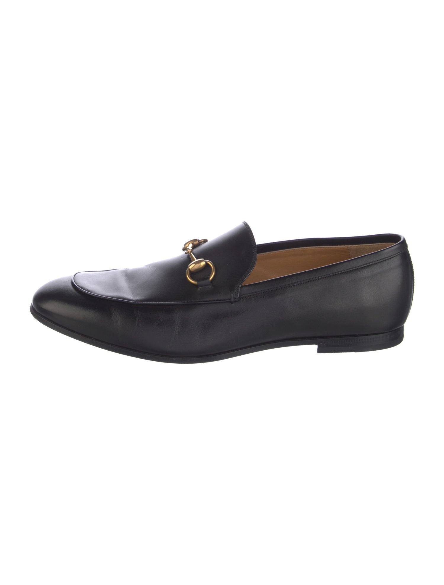 Gucci Horsebit Accent Leather Dress Loafers