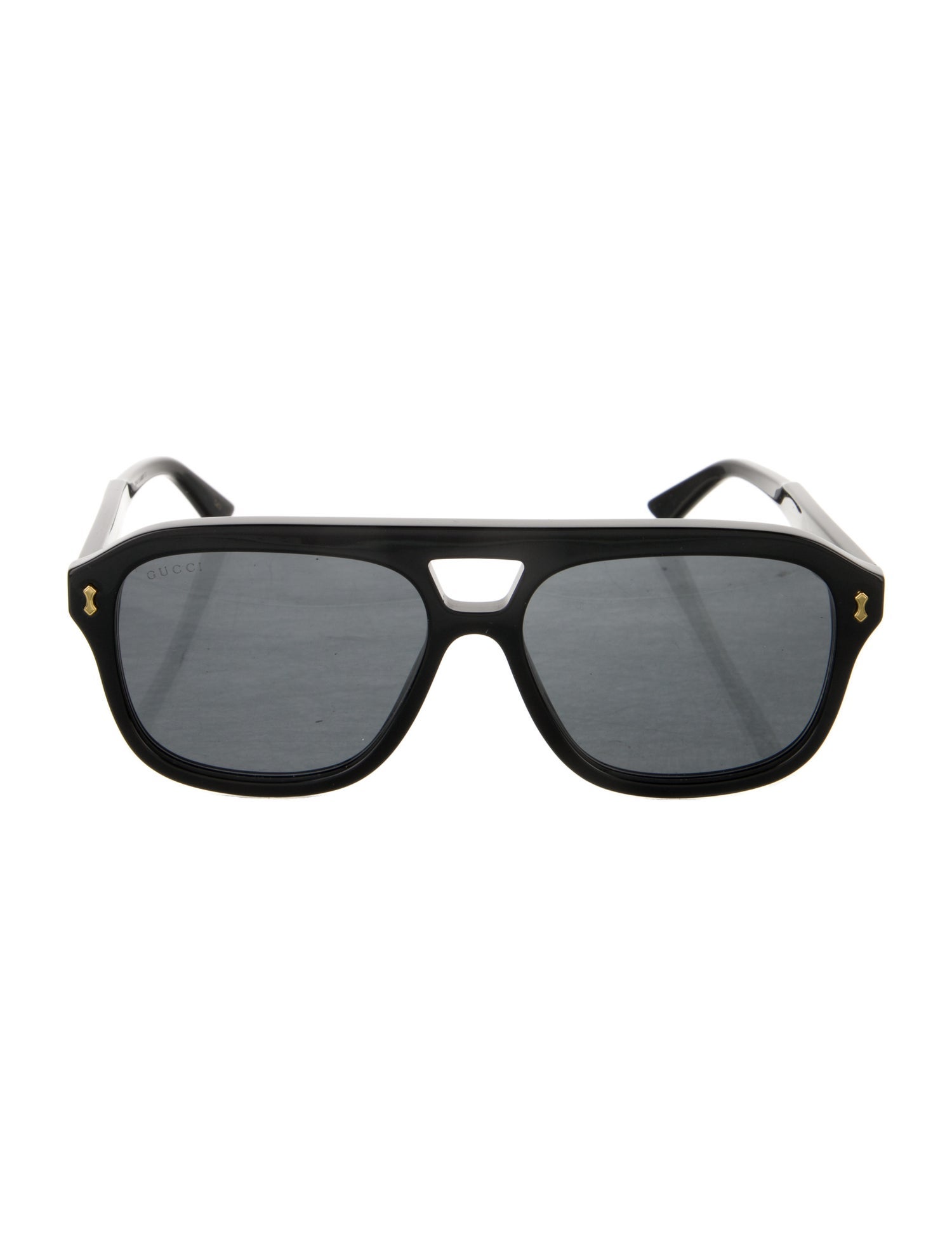 Gucci Web Accent Square Sunglasses