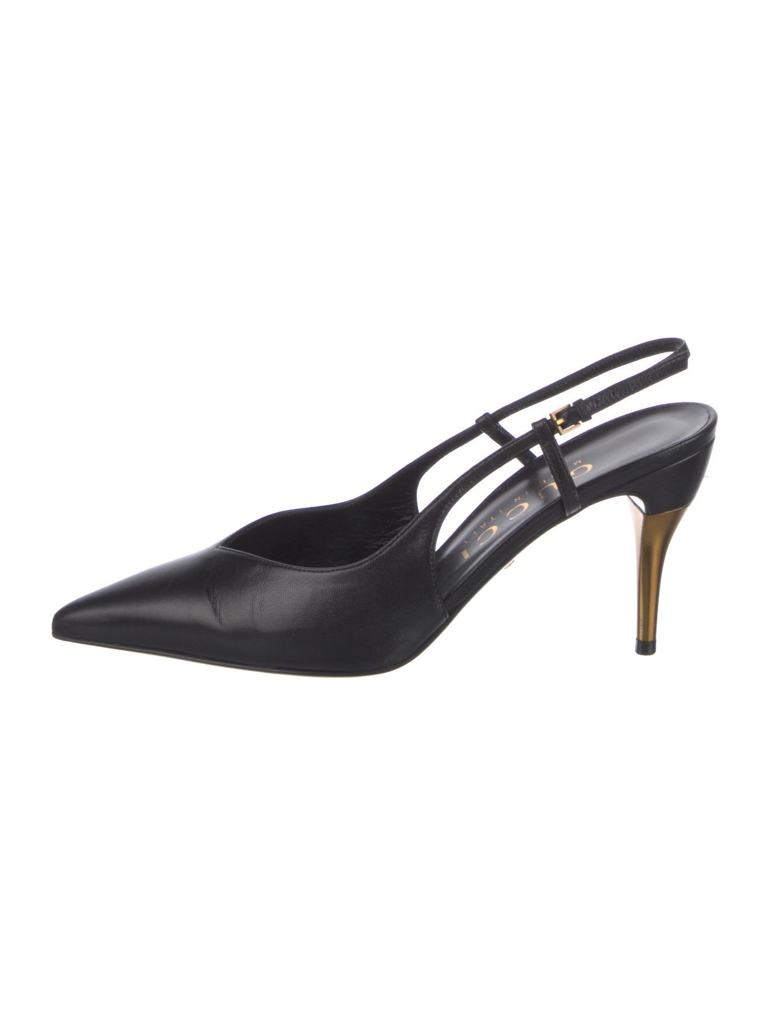 Gucci Leather Slingback Pumps