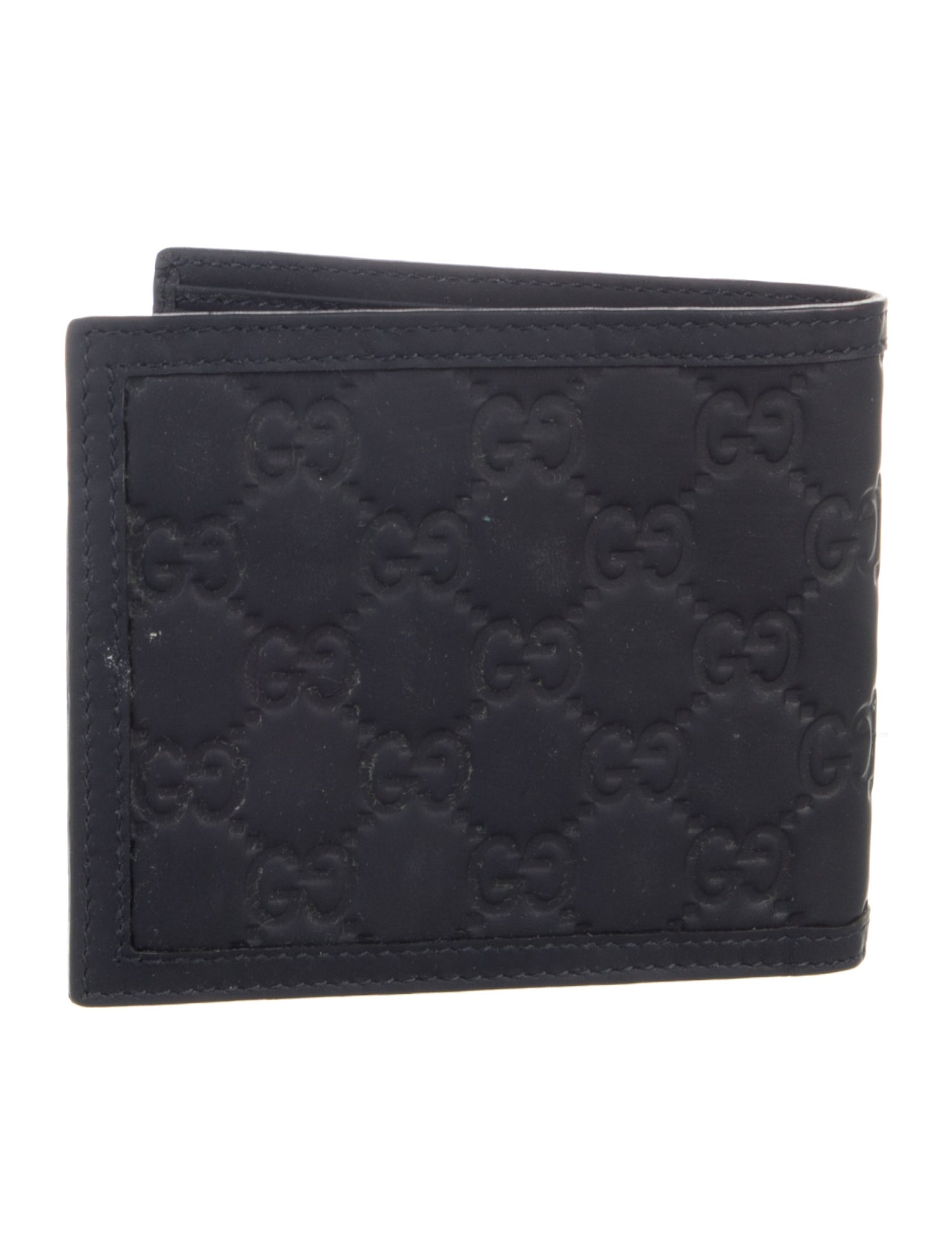 Gucci Web Accent Leather Bifold Wallet